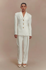 Bellamy Cinched Blazer - Ivory