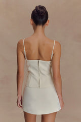 Jaime Suiting Mini Skort - Ivory