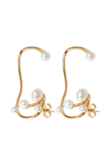Saskia Freshwater Pearl Ear Cuff - Pearl