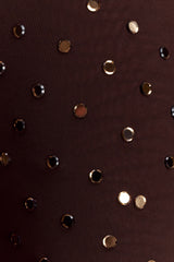 Jackie Diamante Straight Leg Pants - Chocolate