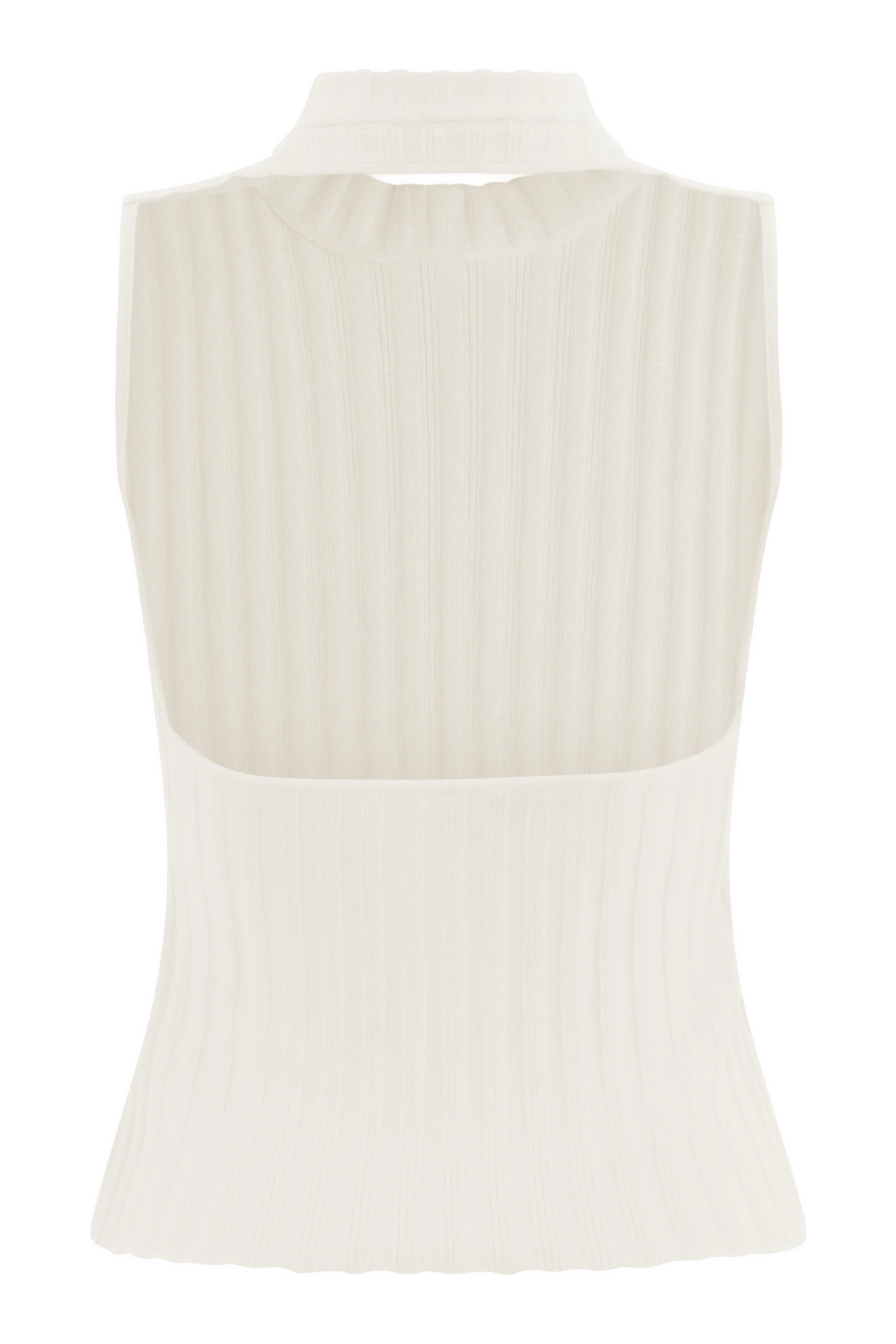 Oona Turtle Neck Knit Top - Ivory
