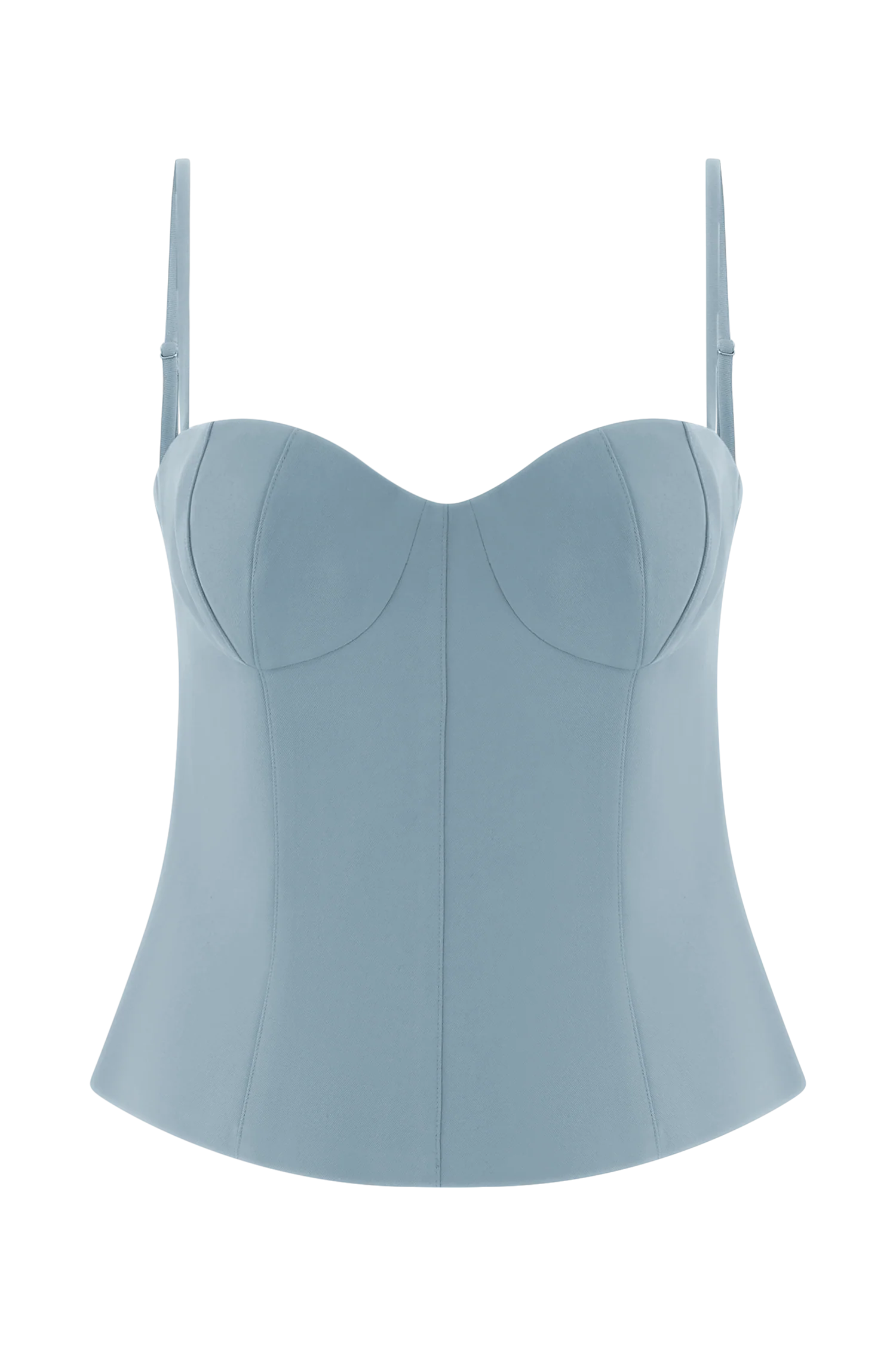 Jaime Spaghetti Strap Suiting Top - Ocean Blue