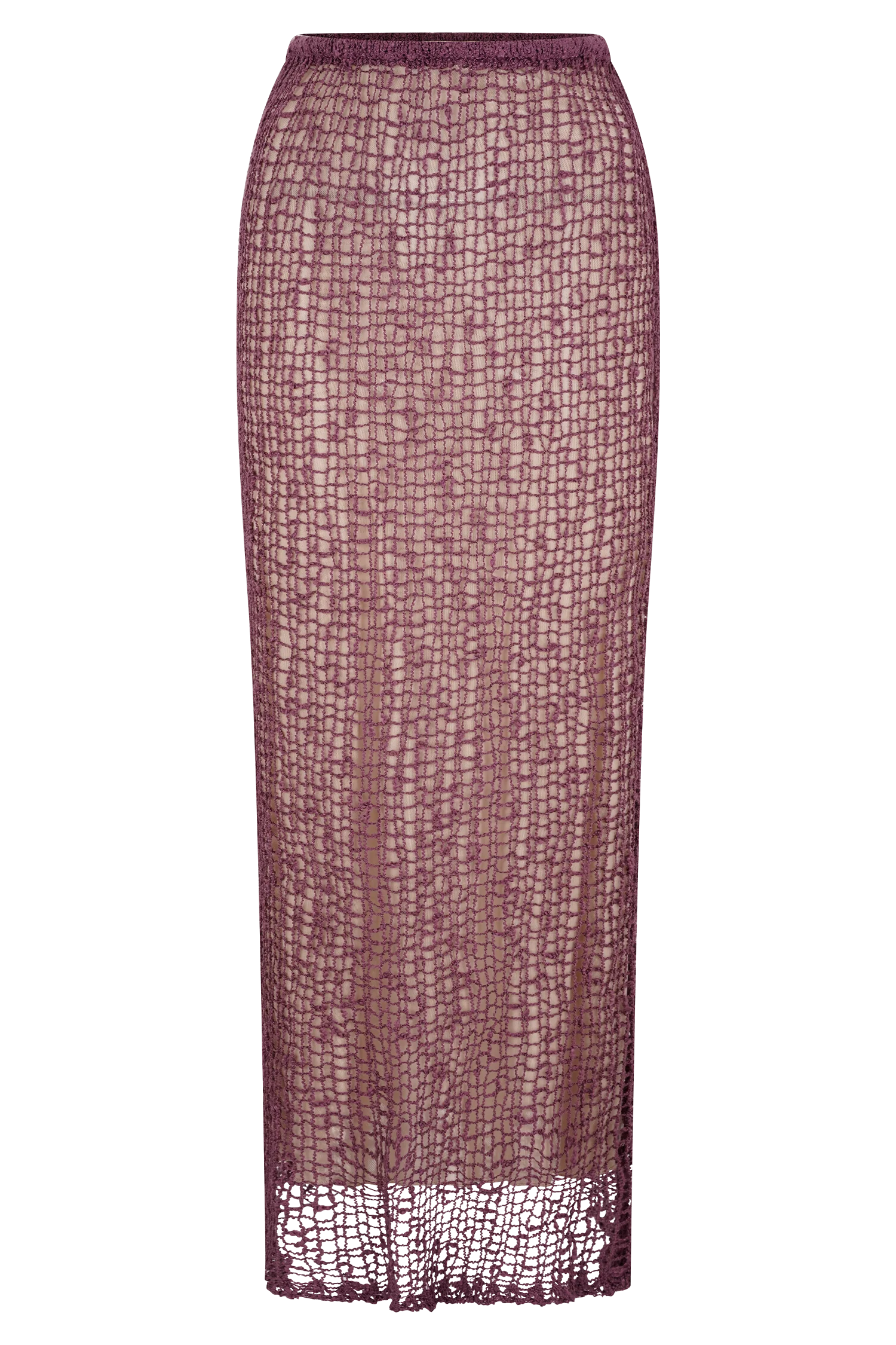 Cordelia Knit Maxi Skirt - Mauve