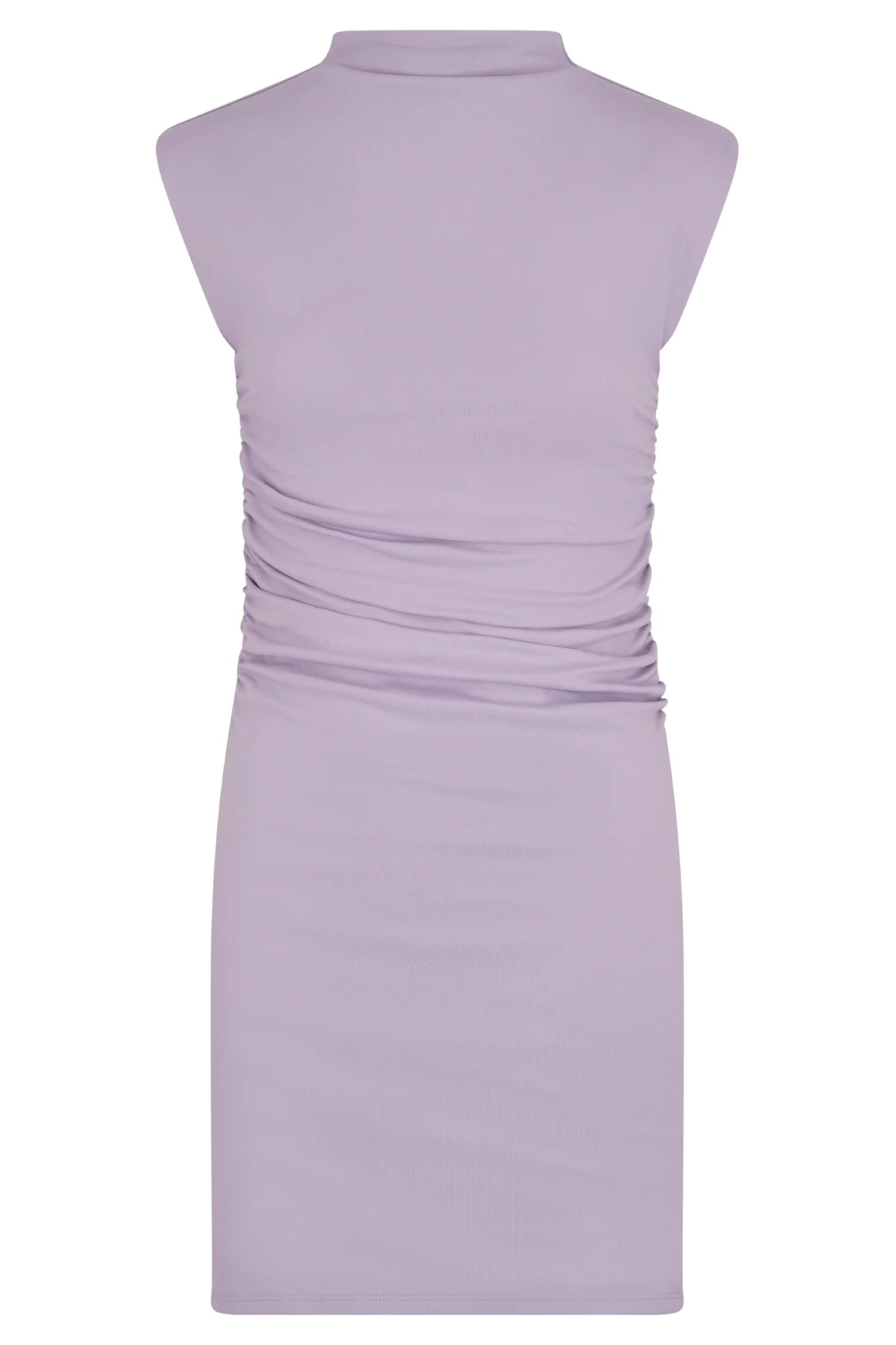 Elliot High Neck Sleeveless Mini Dress - Lilac