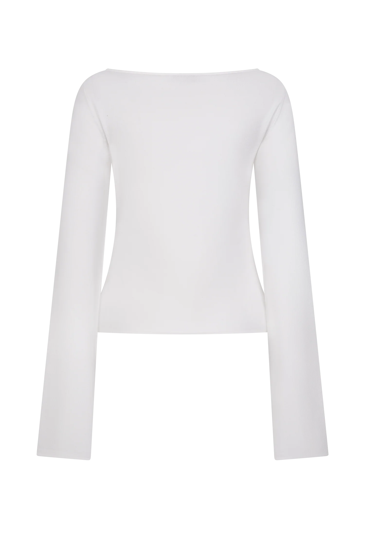 Alejandra Floral Long Sleeve Knit Top - White