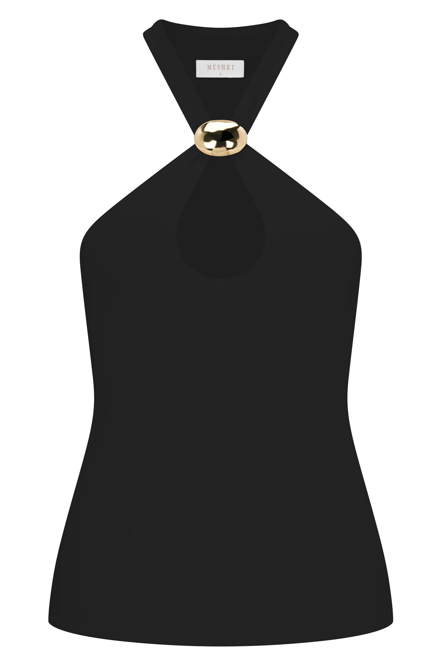 Ramona Modal Tank Top With Hardware - Black