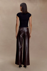 Romana Short Sleeve Mesh Top - Black