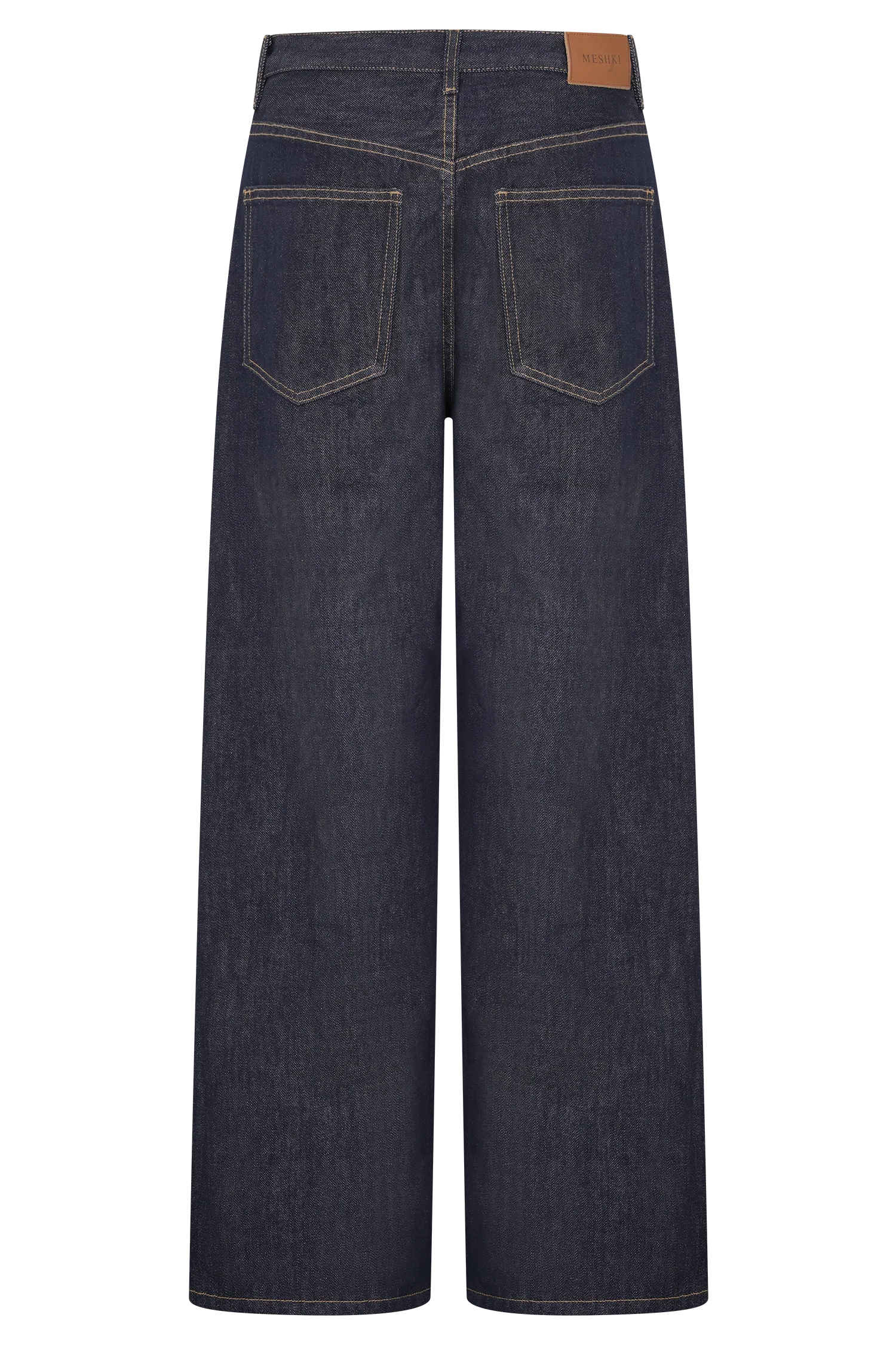 Mannon Mid Rise Denim Jeans - Washed Indigo Blue