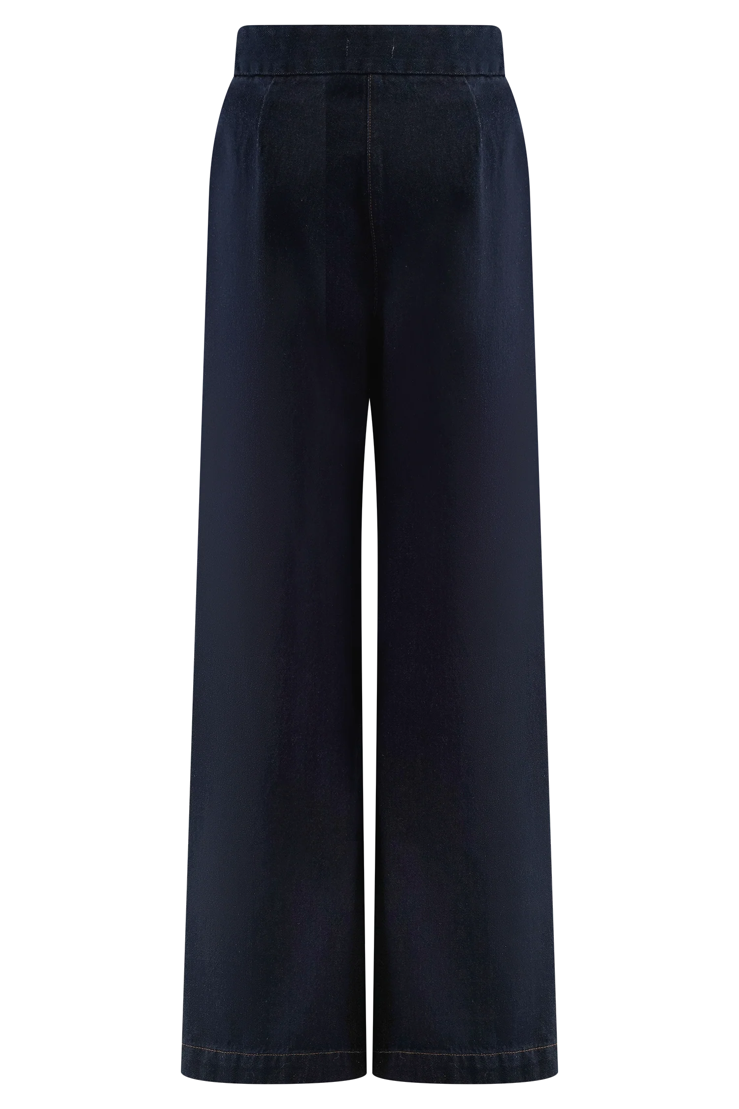 Rayne Wide Leg Denim Jeans - Indigo Blue