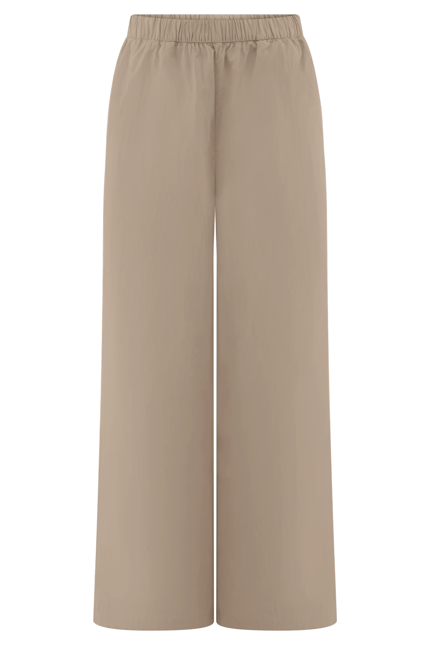Campbell Cotton Wide Leg Pants - Sand