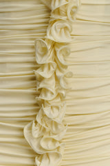 Alessandra Slinky Ruffle Maxi Dress - Lemon