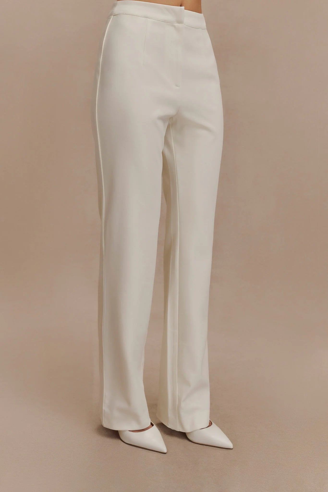 Allanah Straight Leg Pant - Ivory