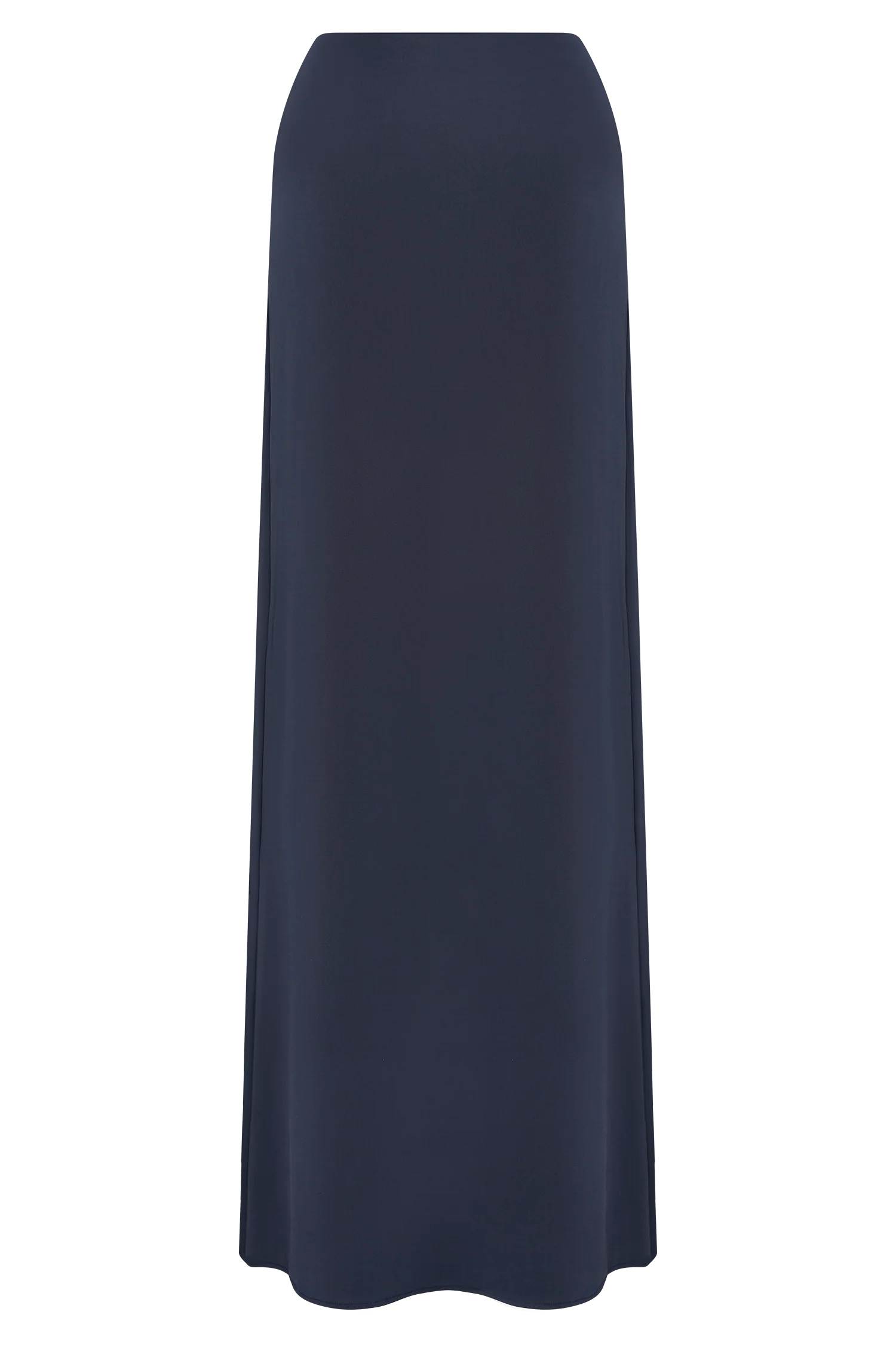 Vivica Slinky Gathered Maxi Skirt - Midnight Navy