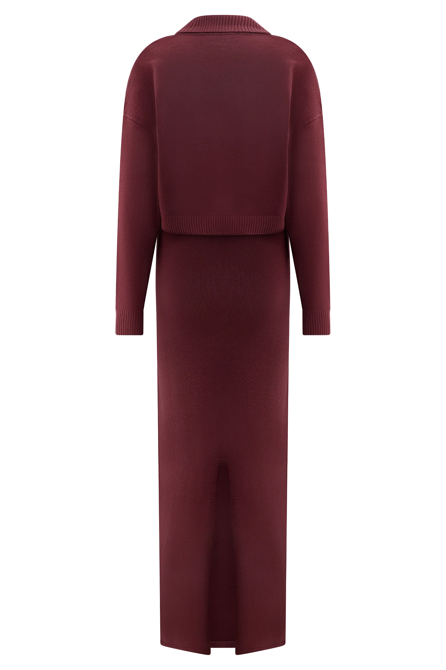 Kingston Knit Maxi Dress - Merlot