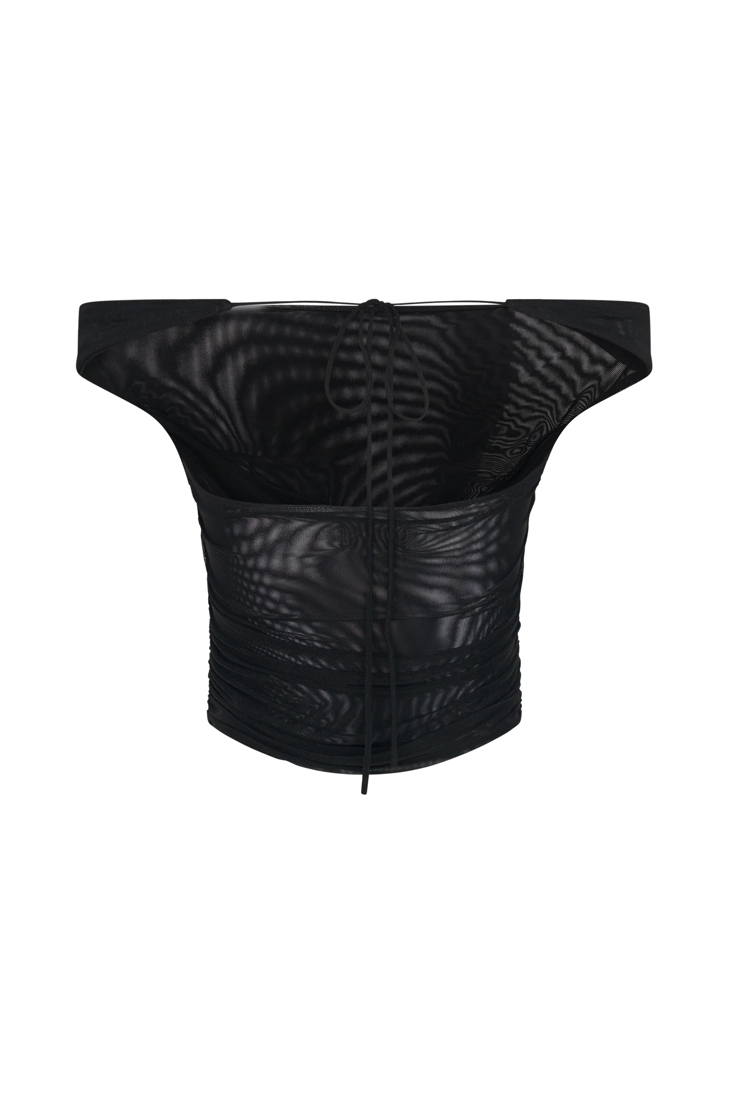 Brooklyn Mesh Crop Top - Black