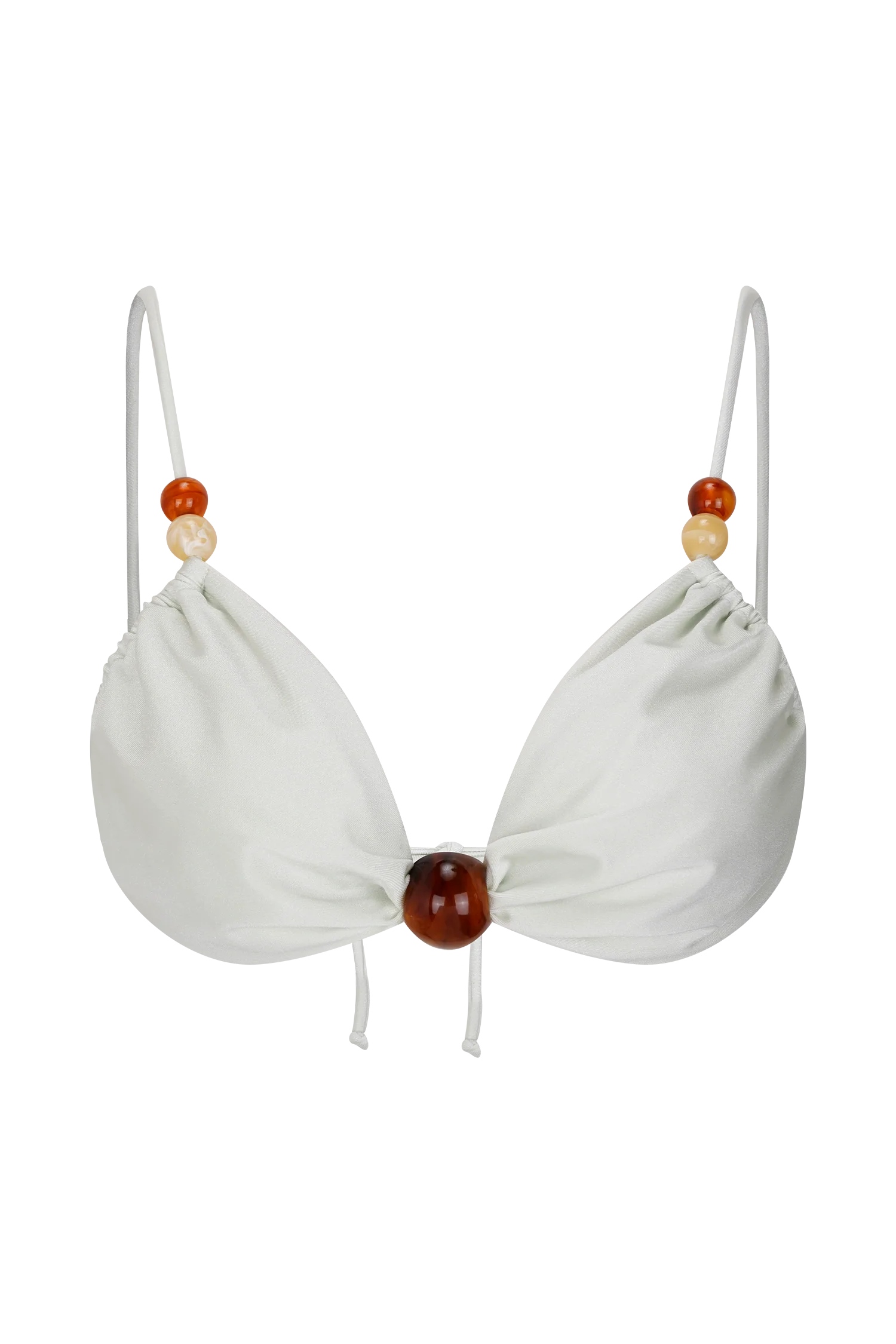 Memphis Beaded Bikini Top - Mint
