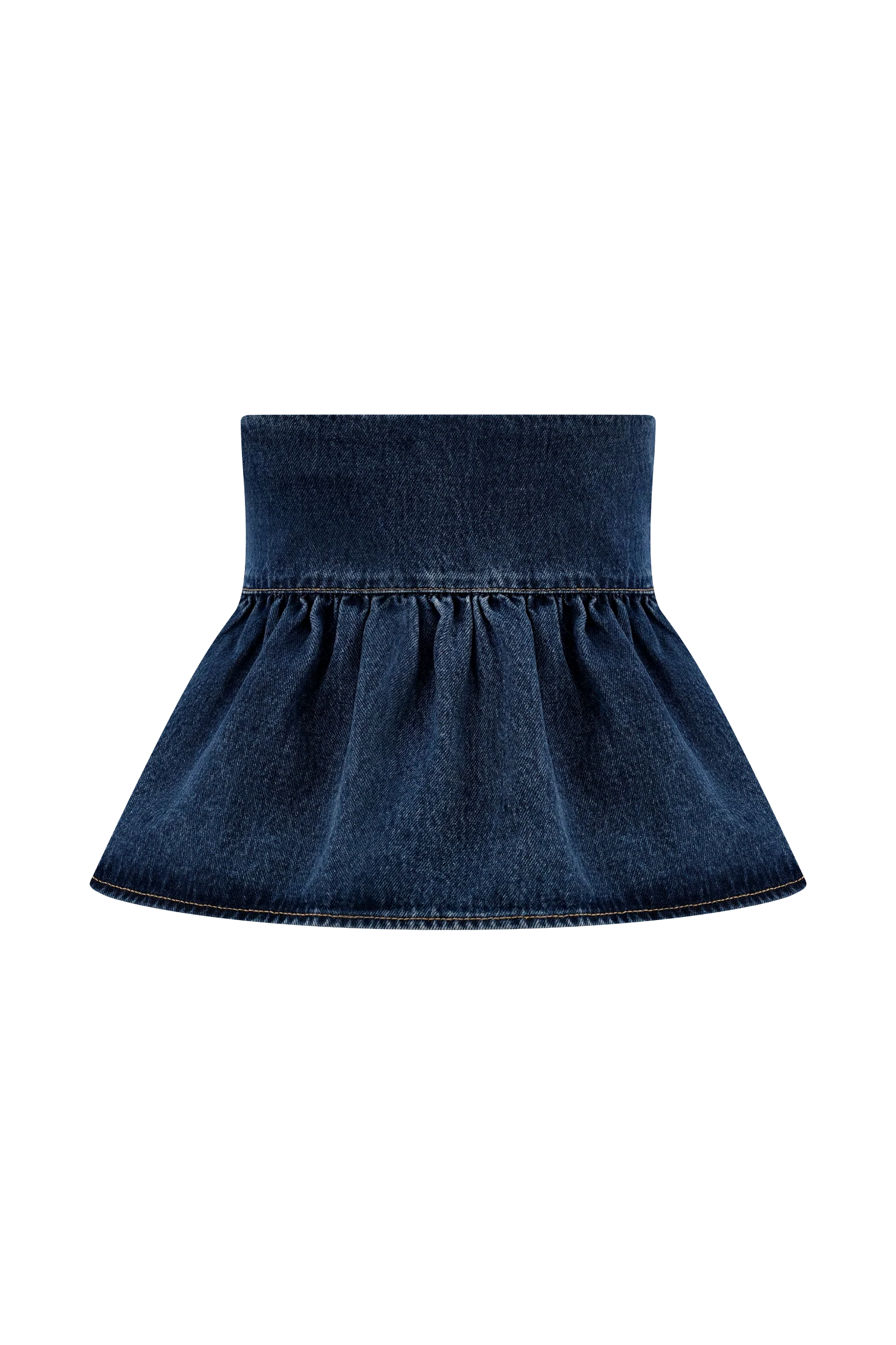 Pauline Strapless Denim Top - 90'S Blue