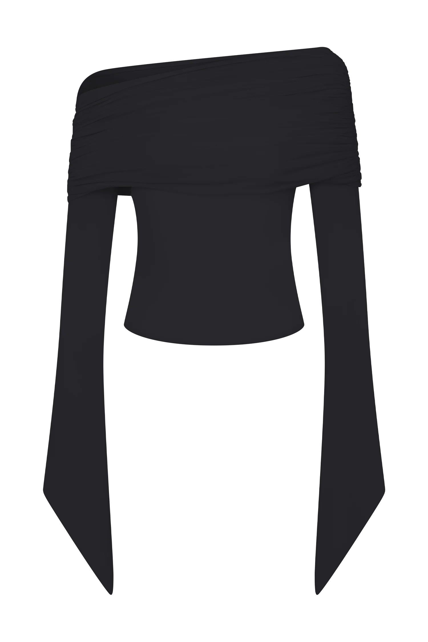 Dahlia One Shoulder Top - Black