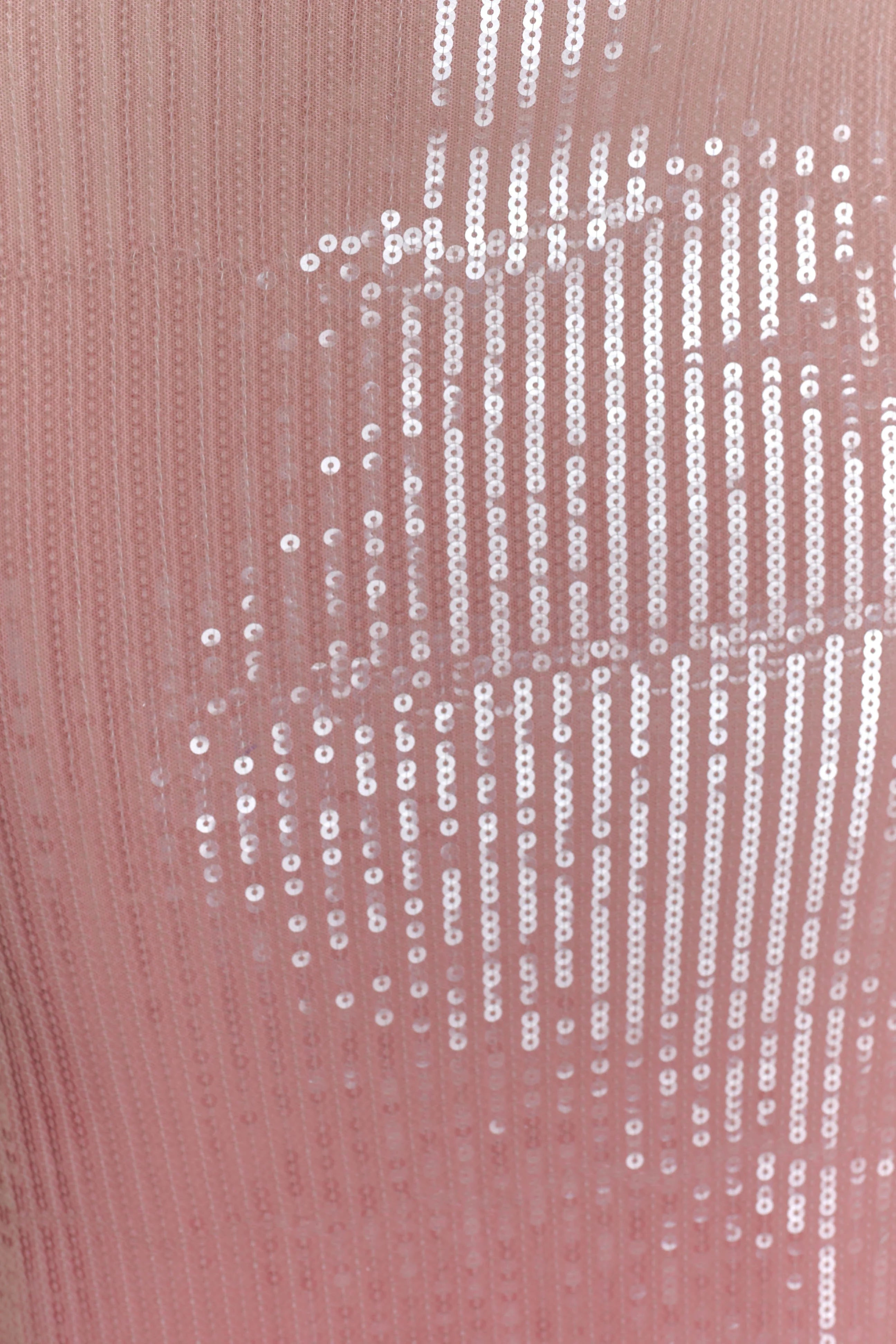 Miranda Strapless Sequin Maxi Dress - Ombre Pink