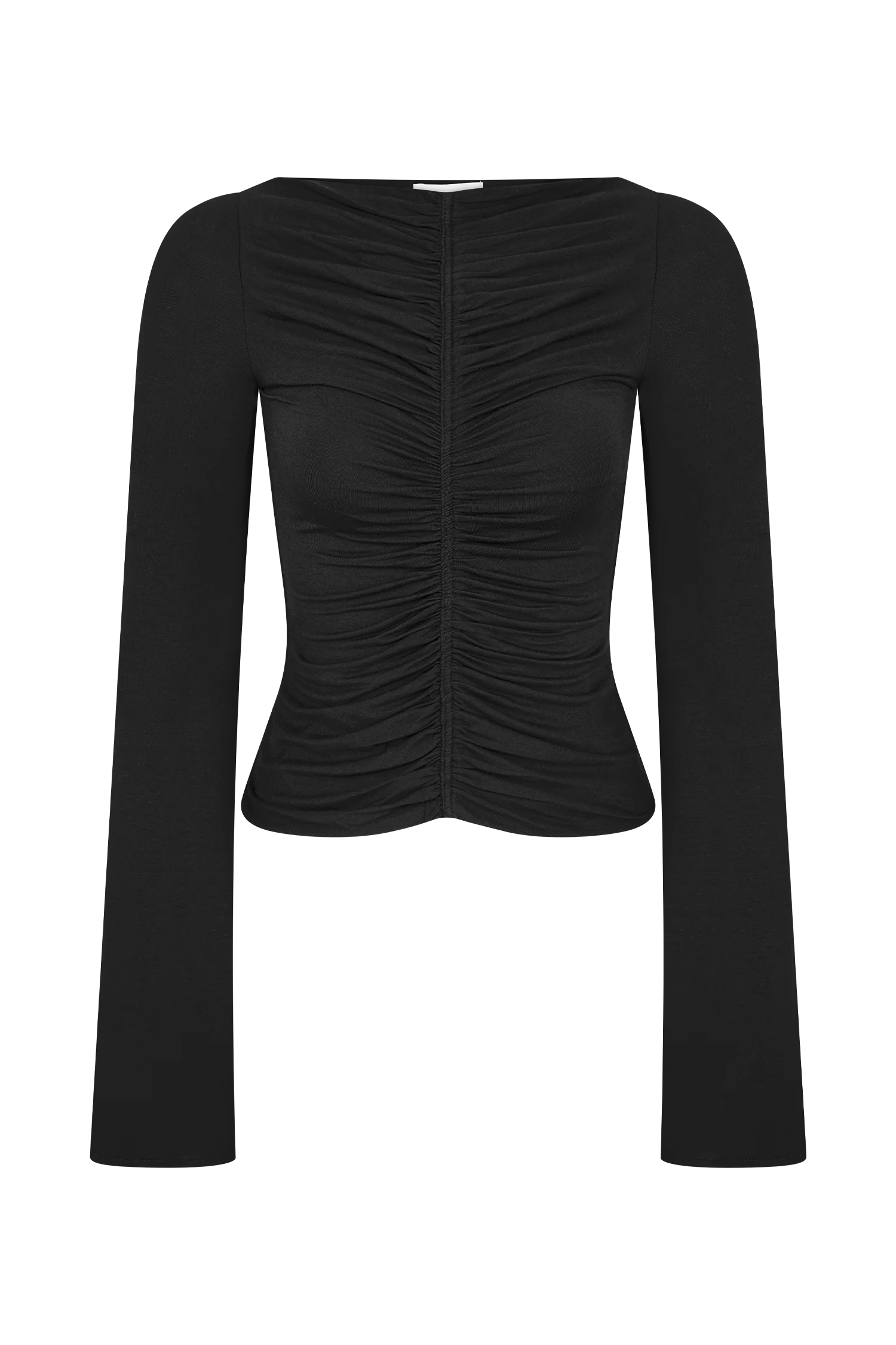 Preston Modal Long Sleeve Top - Black
