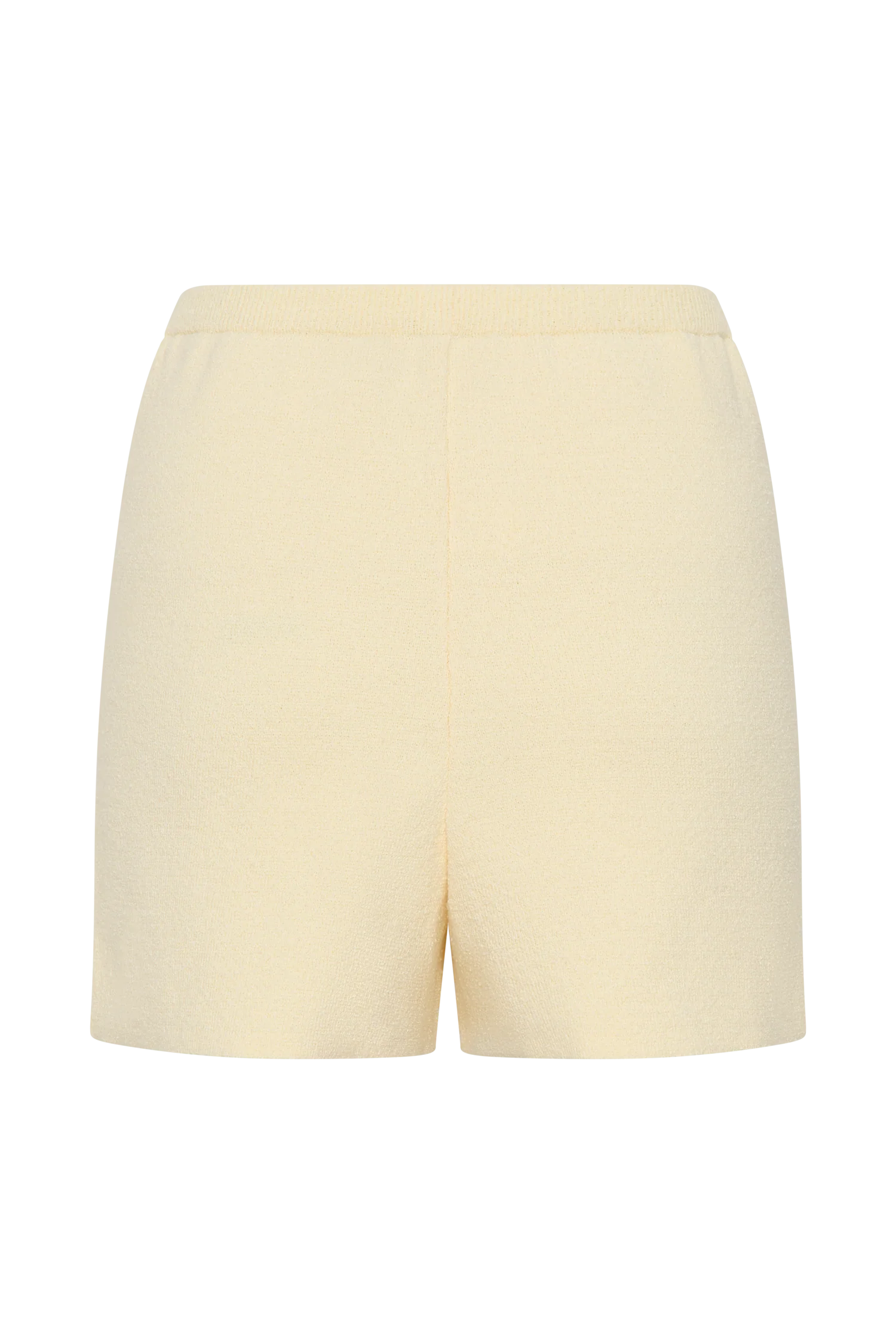 Malika Knit Shorts - Lemon