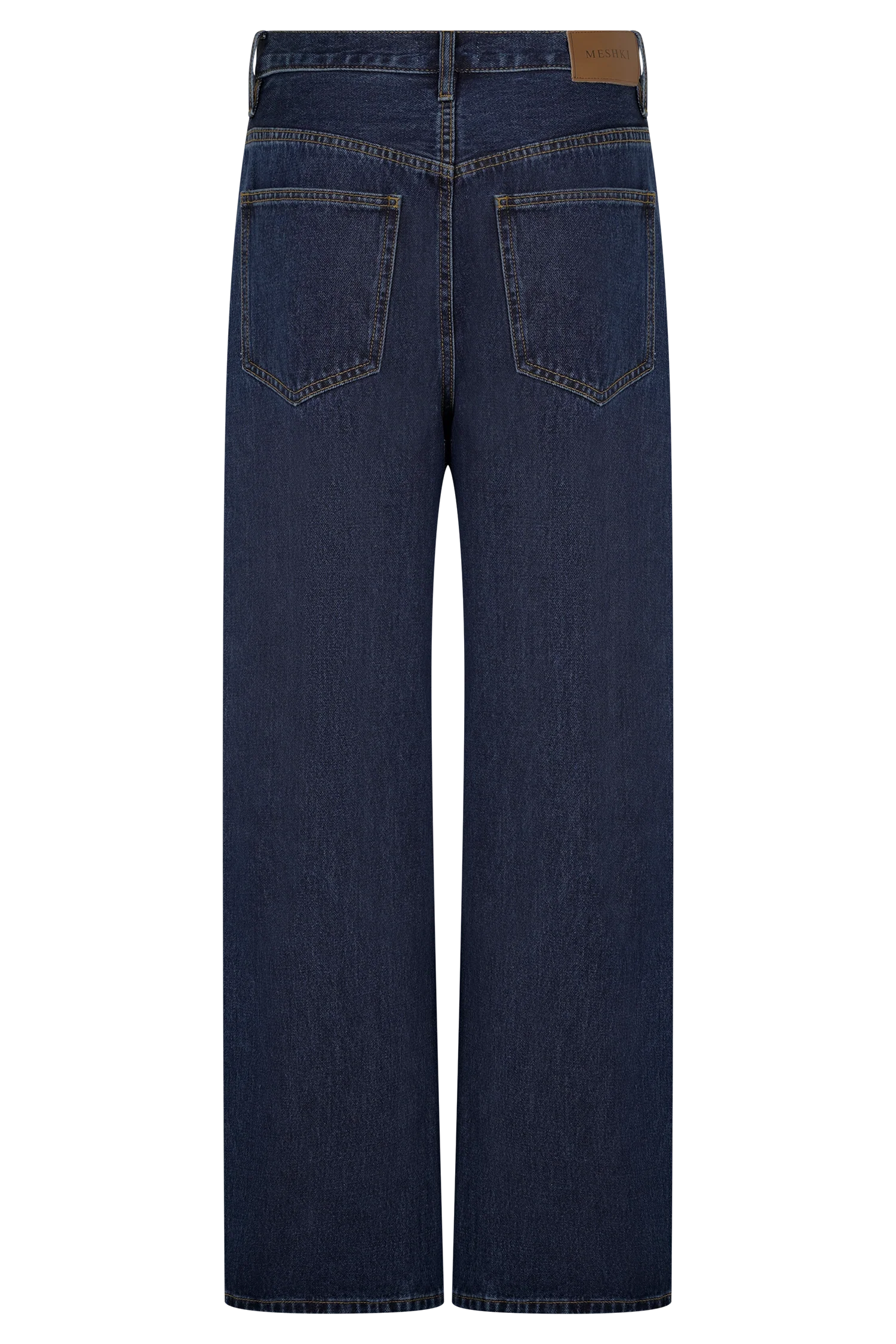 Laina Mid Rise Diamante Denim Jeans - Midnight Blue