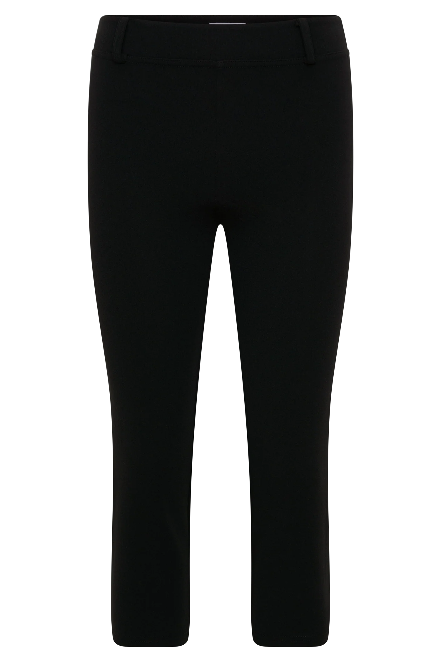 Blanca Stretch Crepe Capri Pants - Black
