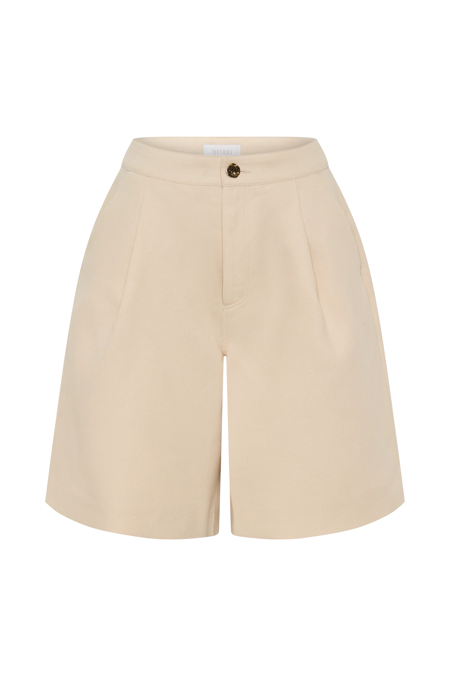 Andina Linen Shorts - Natural Beige