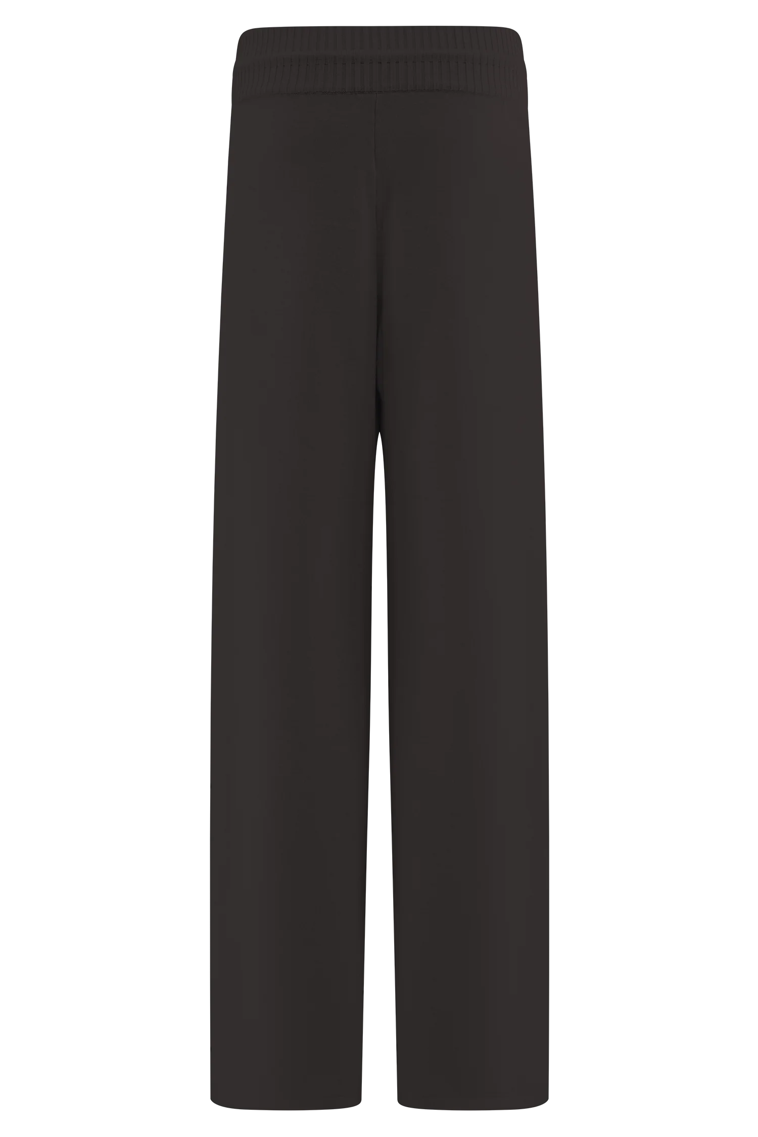 Natalya Knit Wide Leg Pants - Dark Chocolate