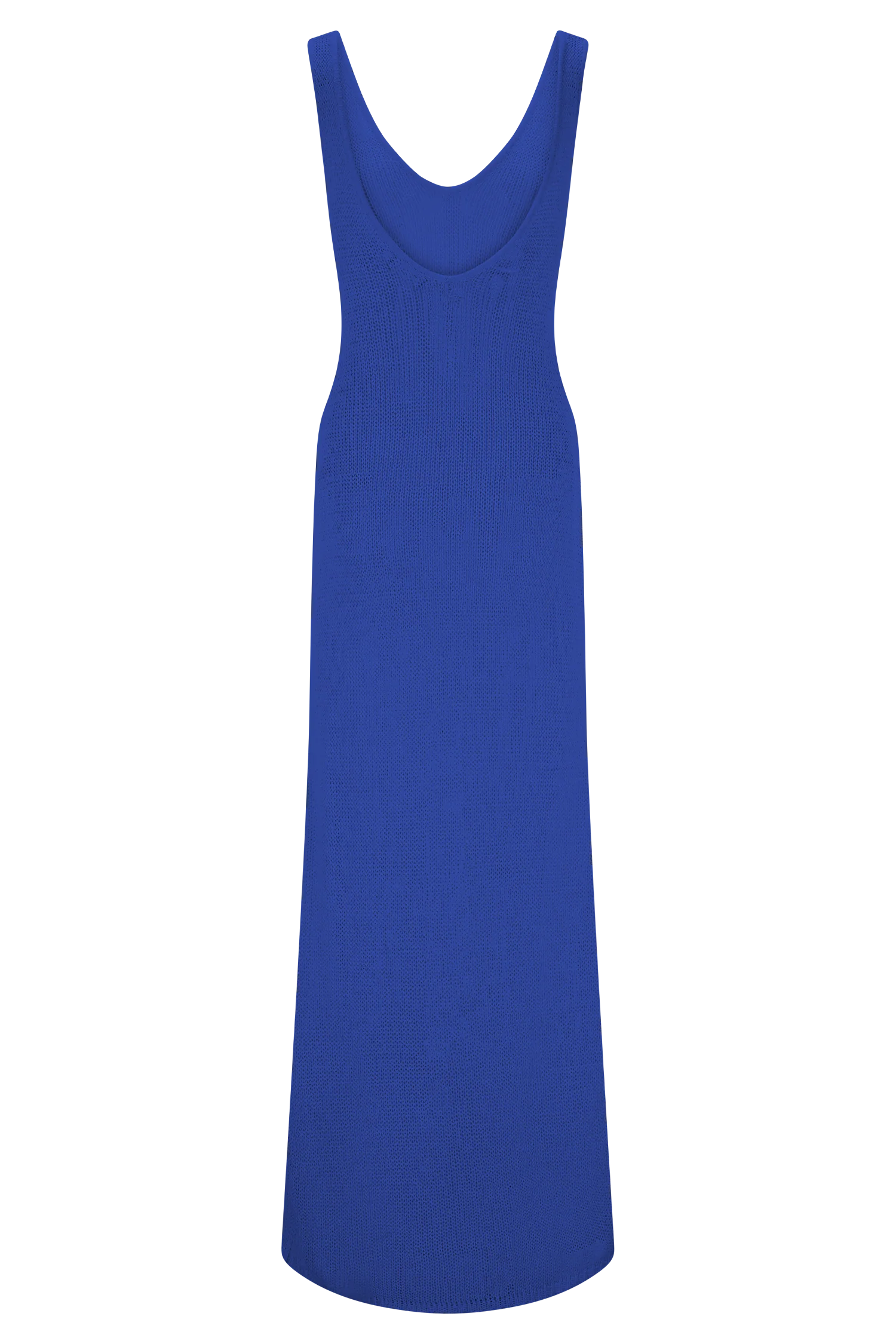 Ari Tape Yarn Knit Maxi Dress - Cobalt Blue