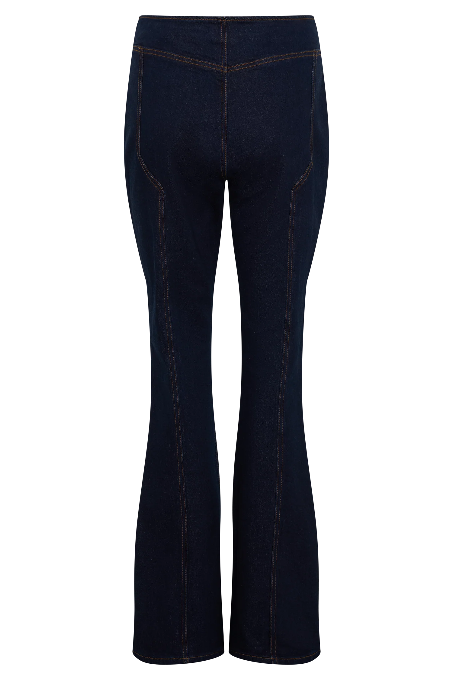 Clio Paneled Flare Jeans - Indigo Blue