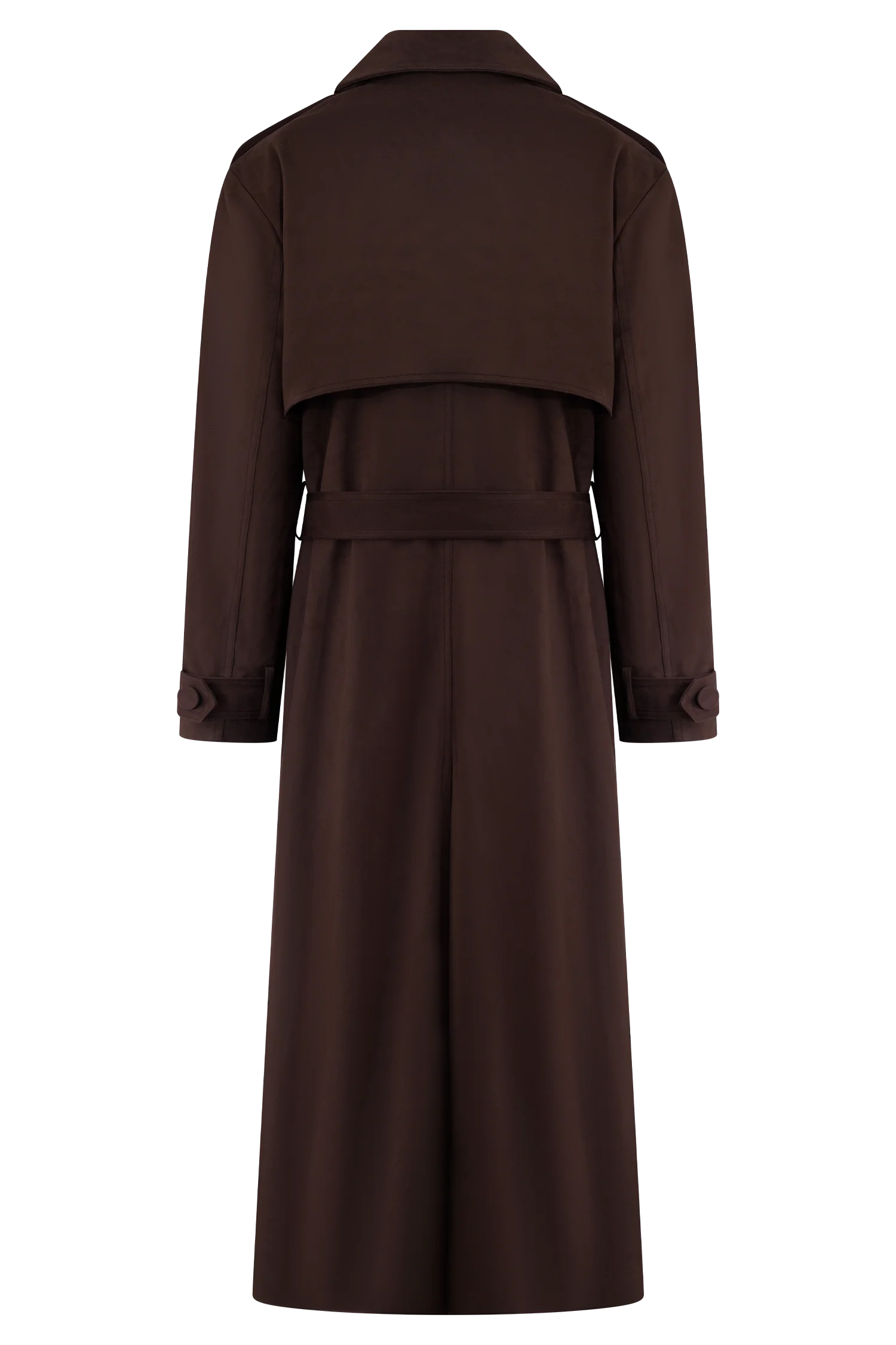 Marc Faux Suede Coat - Cocoa Chocolate
