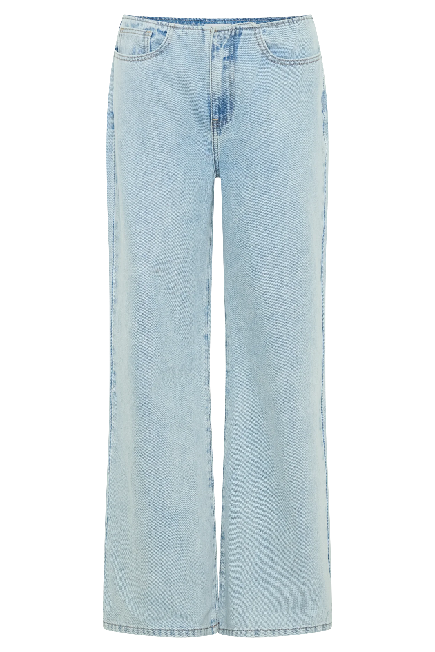 Caitlin Mid Rise Denim Jeans - Light Blue