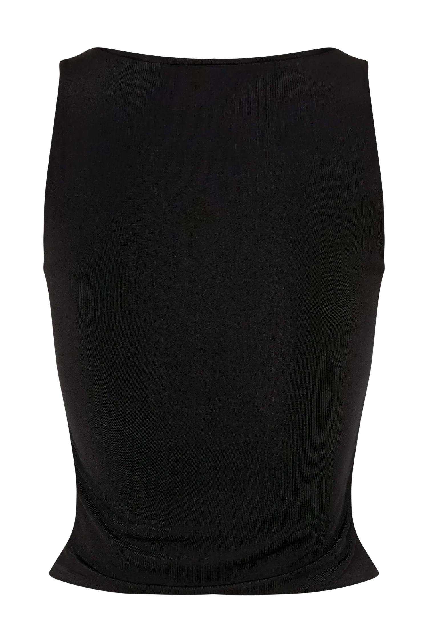 Millie Twist Sleeveless Top - Black
