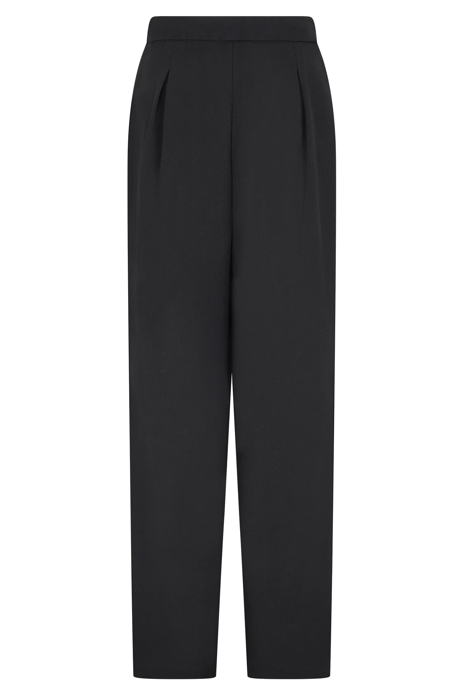 Olie Barrel Leg Suiting Pants - Black