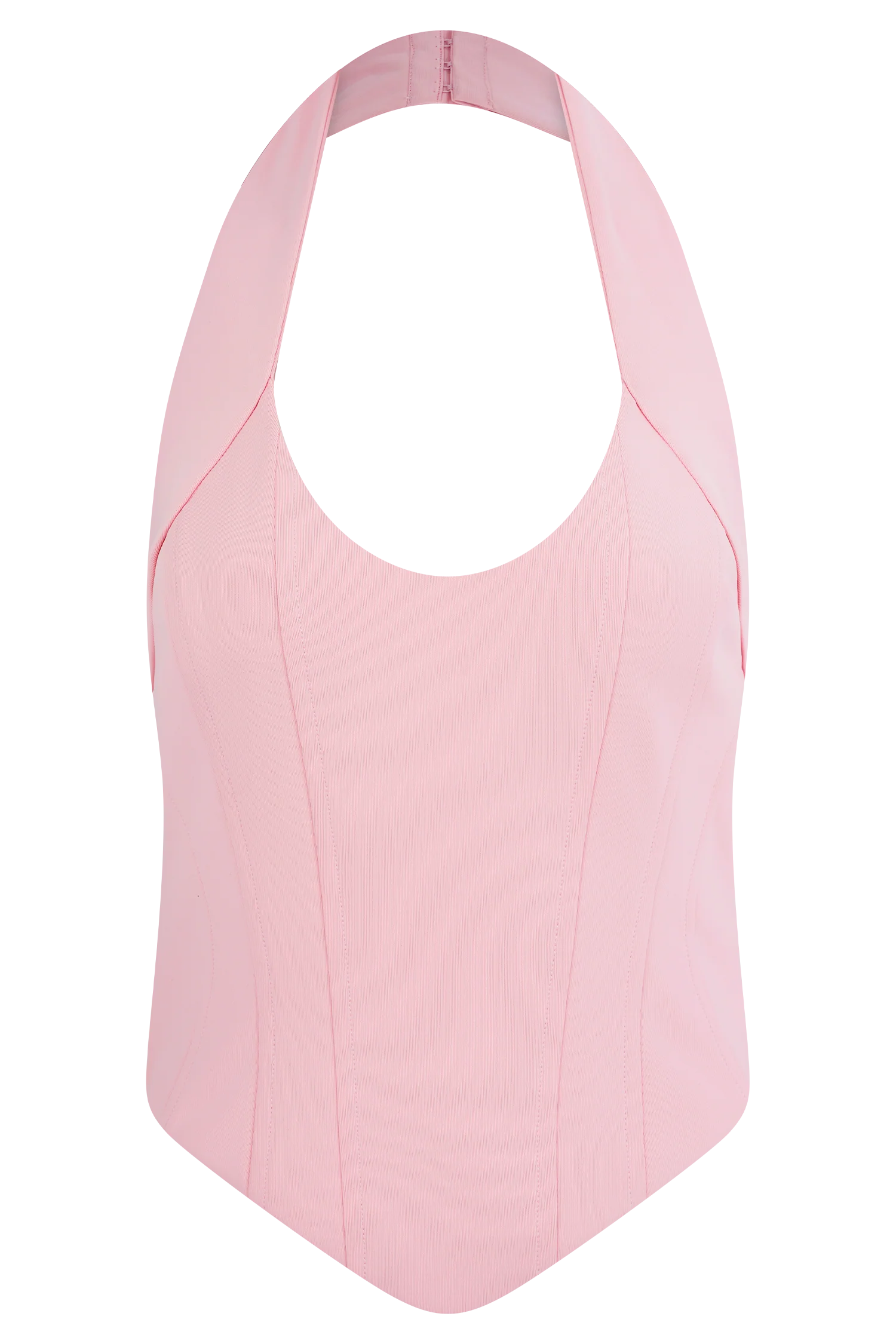 Meadow Corset Halter Top - Candy Pink