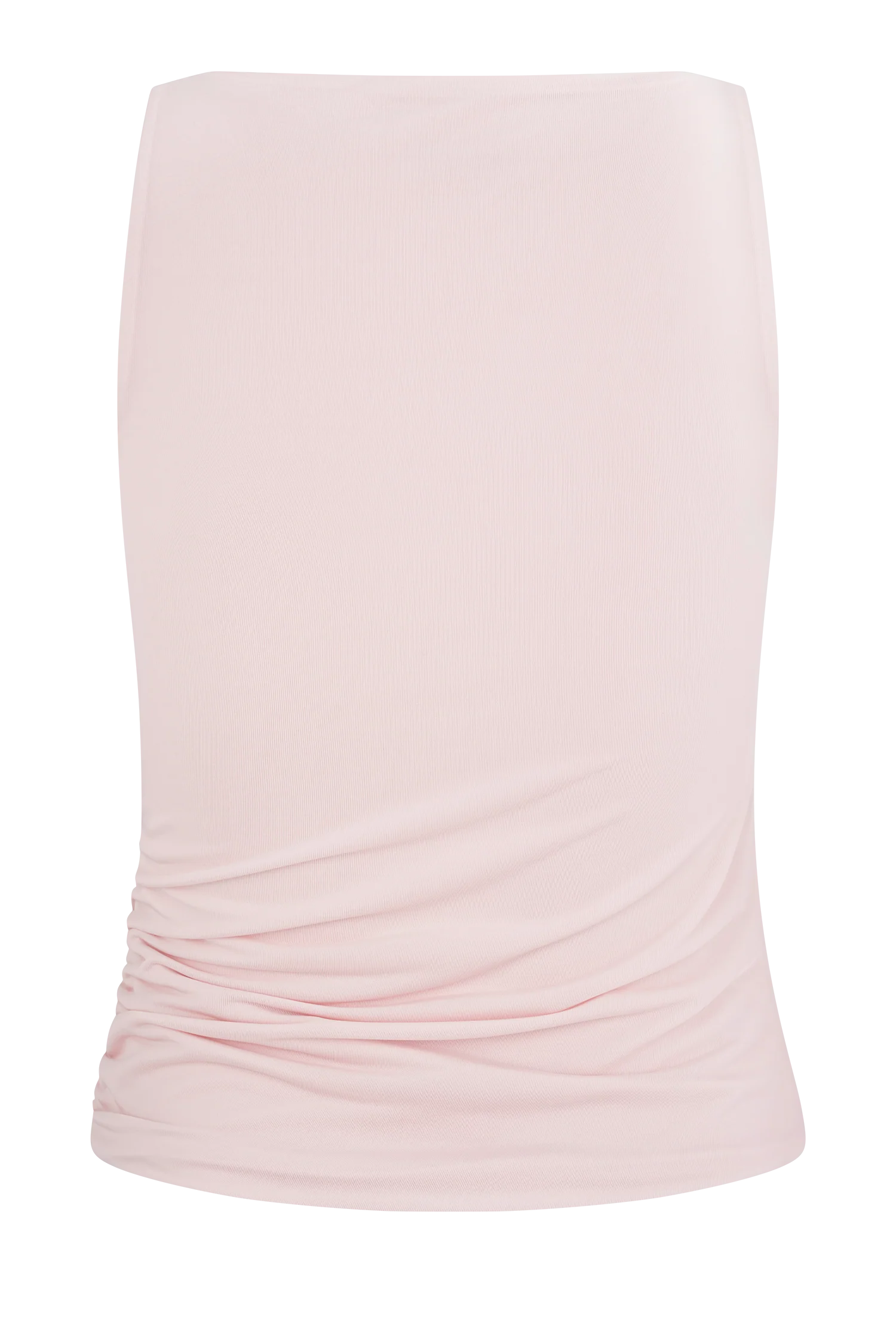 Alicent Slinky Beaded Top - Pale Pink