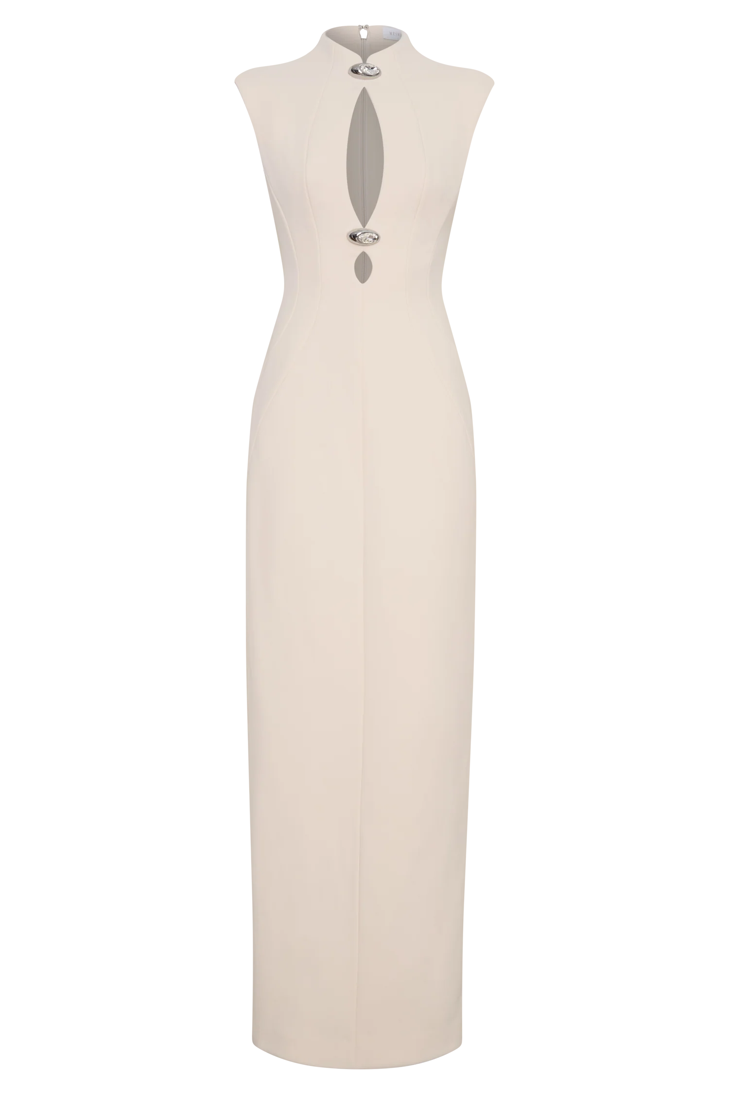 Michelle Cut Out Maxi Dress - Buttercream