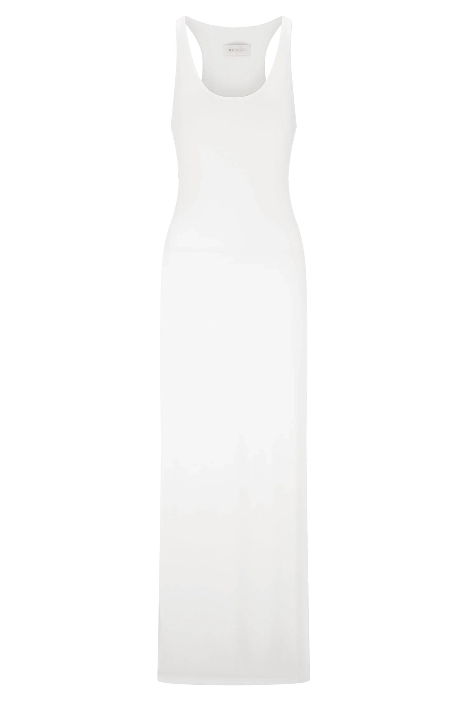 Ellerie Longline Racerback Top - White