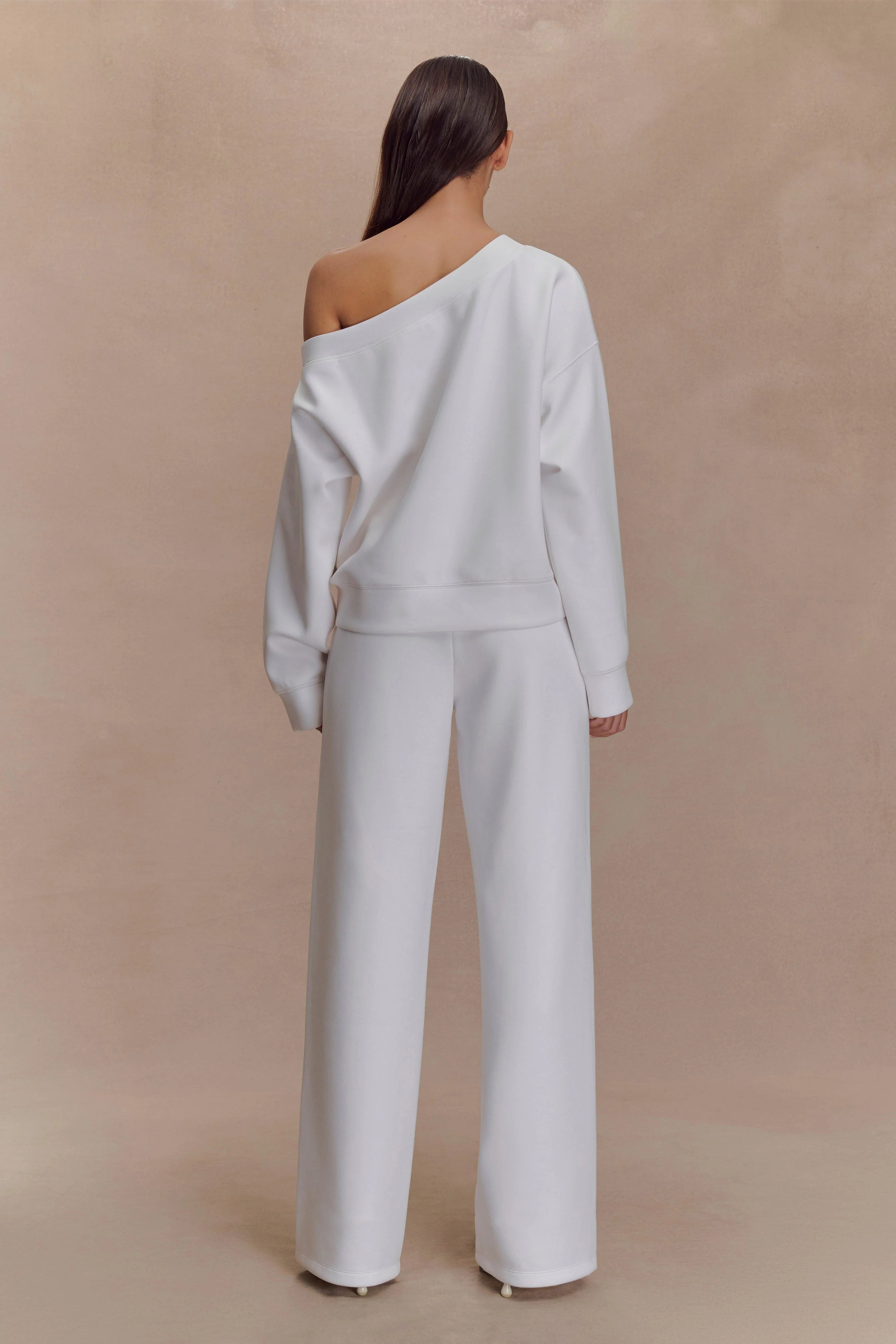 August Straight Leg Jogger - Ivory