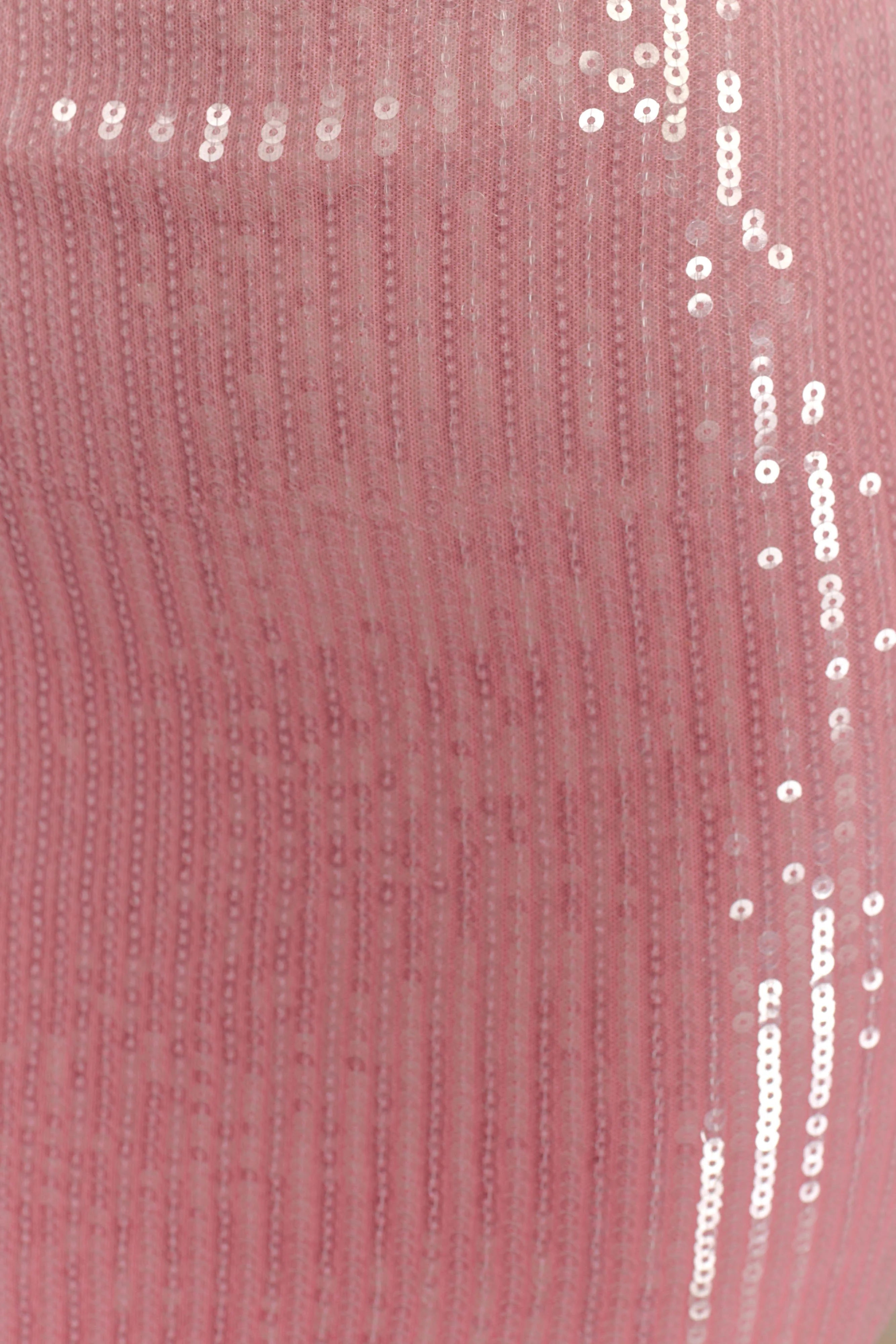 Mora Sequin Mini Dress - Ombre Pink