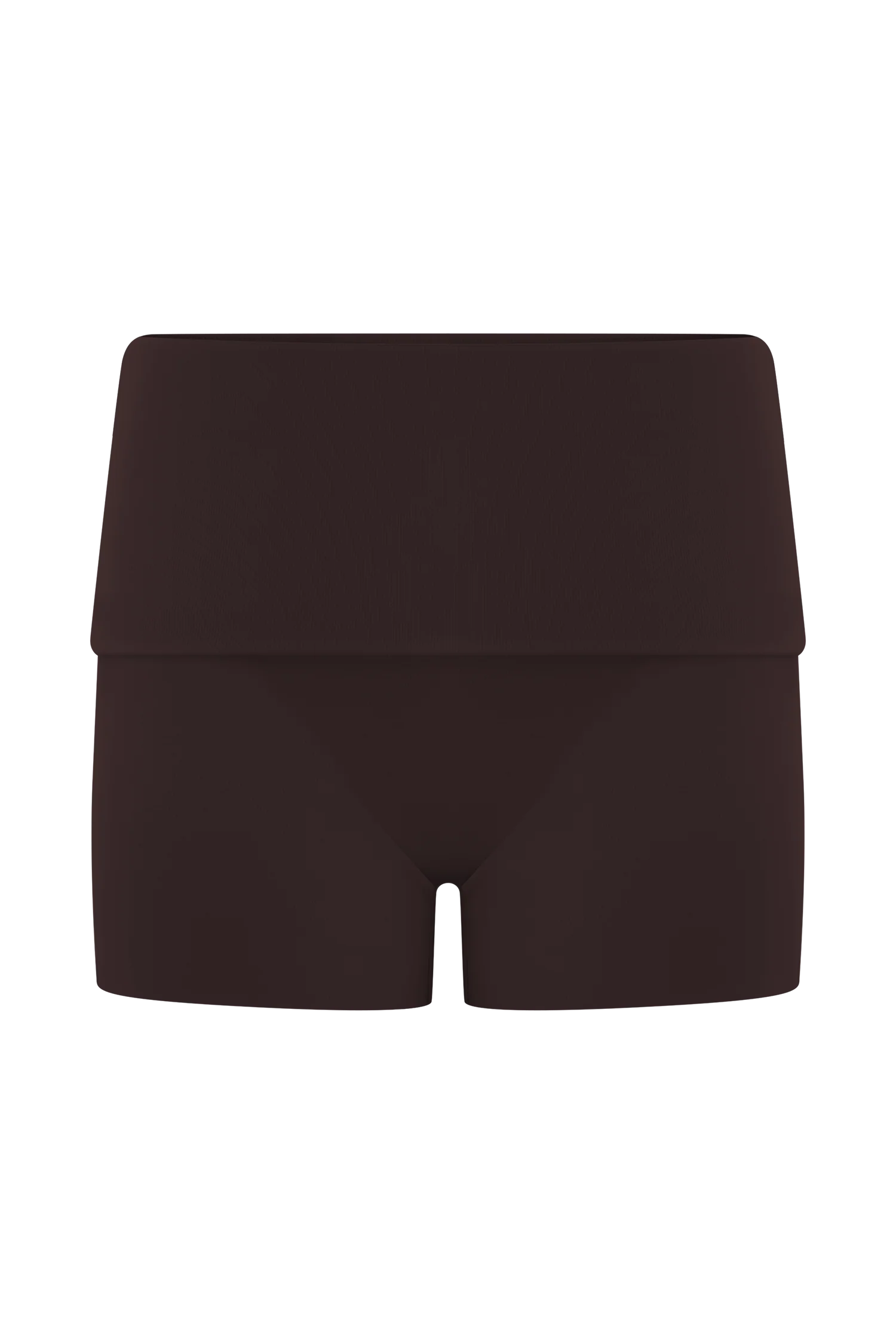 Birdie Fold Over Shorts - Chocolate