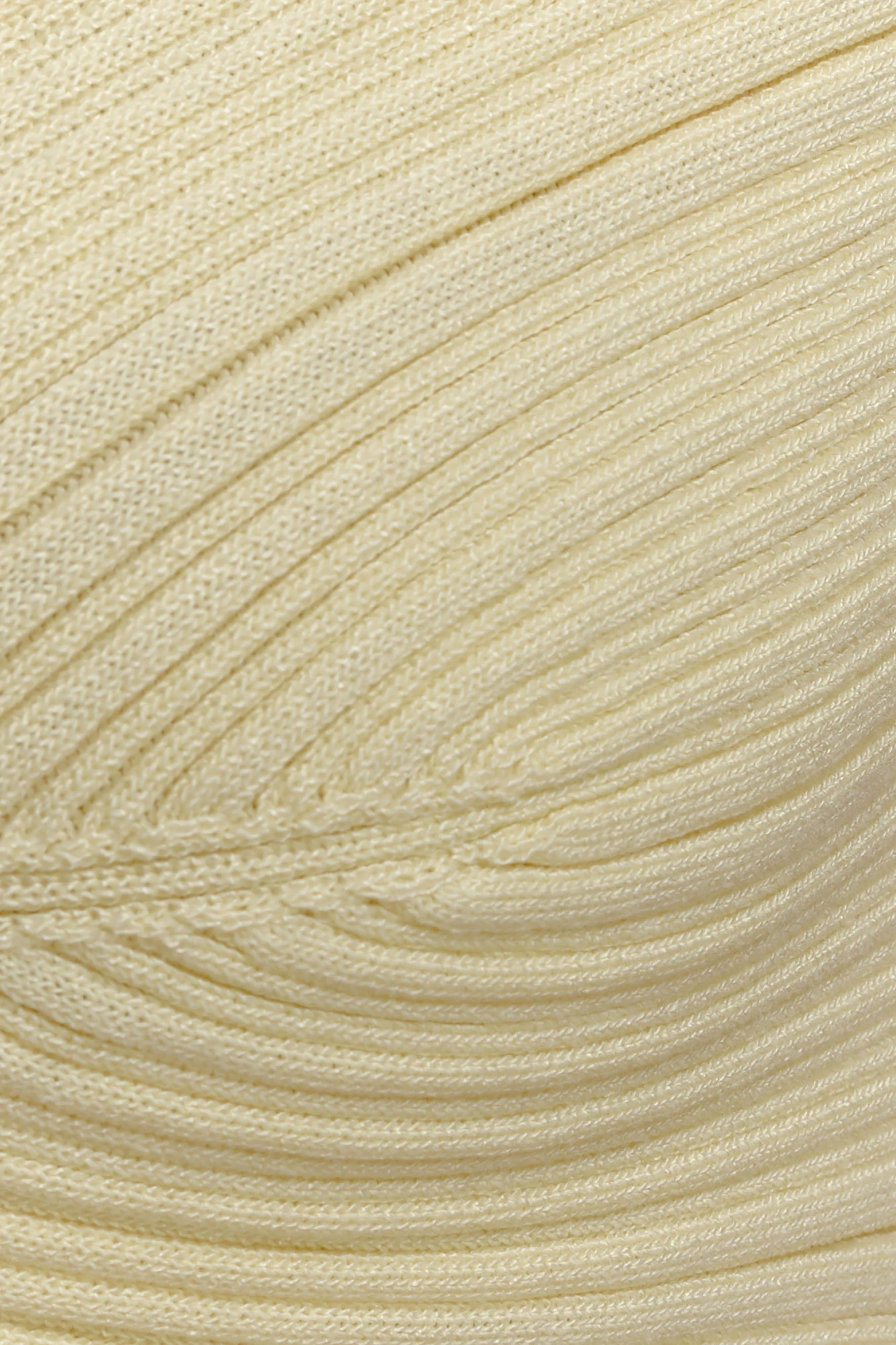 Coleene Pointelle Knit Top - Lemon