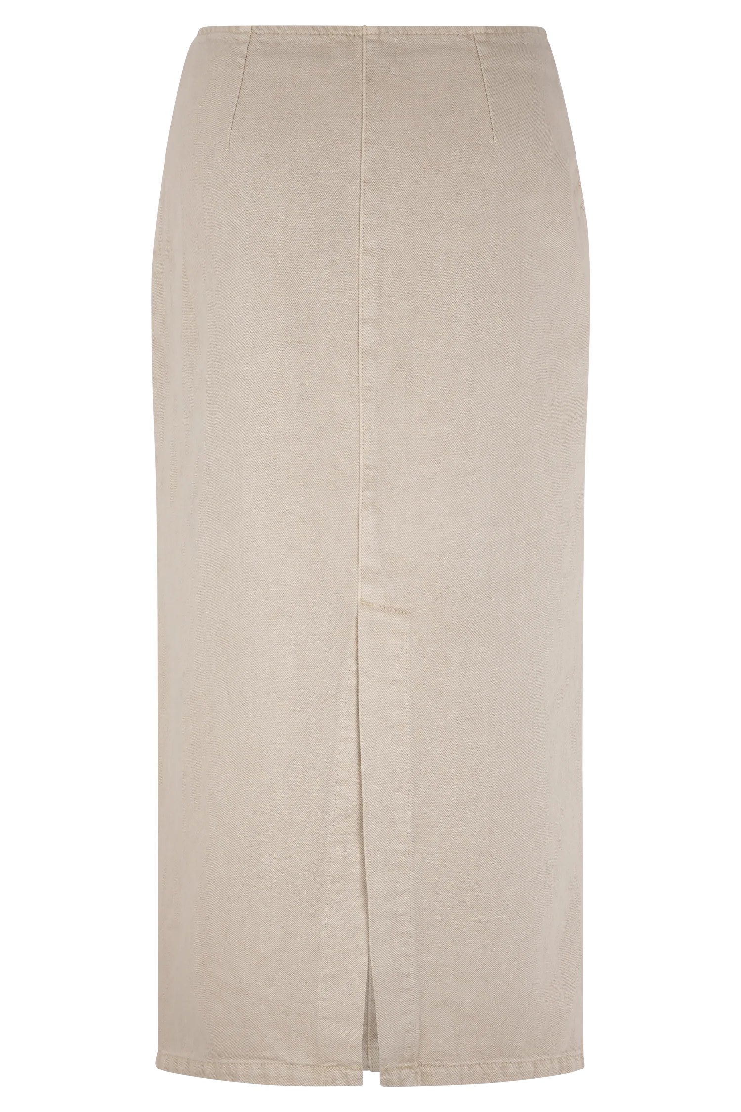 Fallon Denim Midi Skirt - Stone Wash
