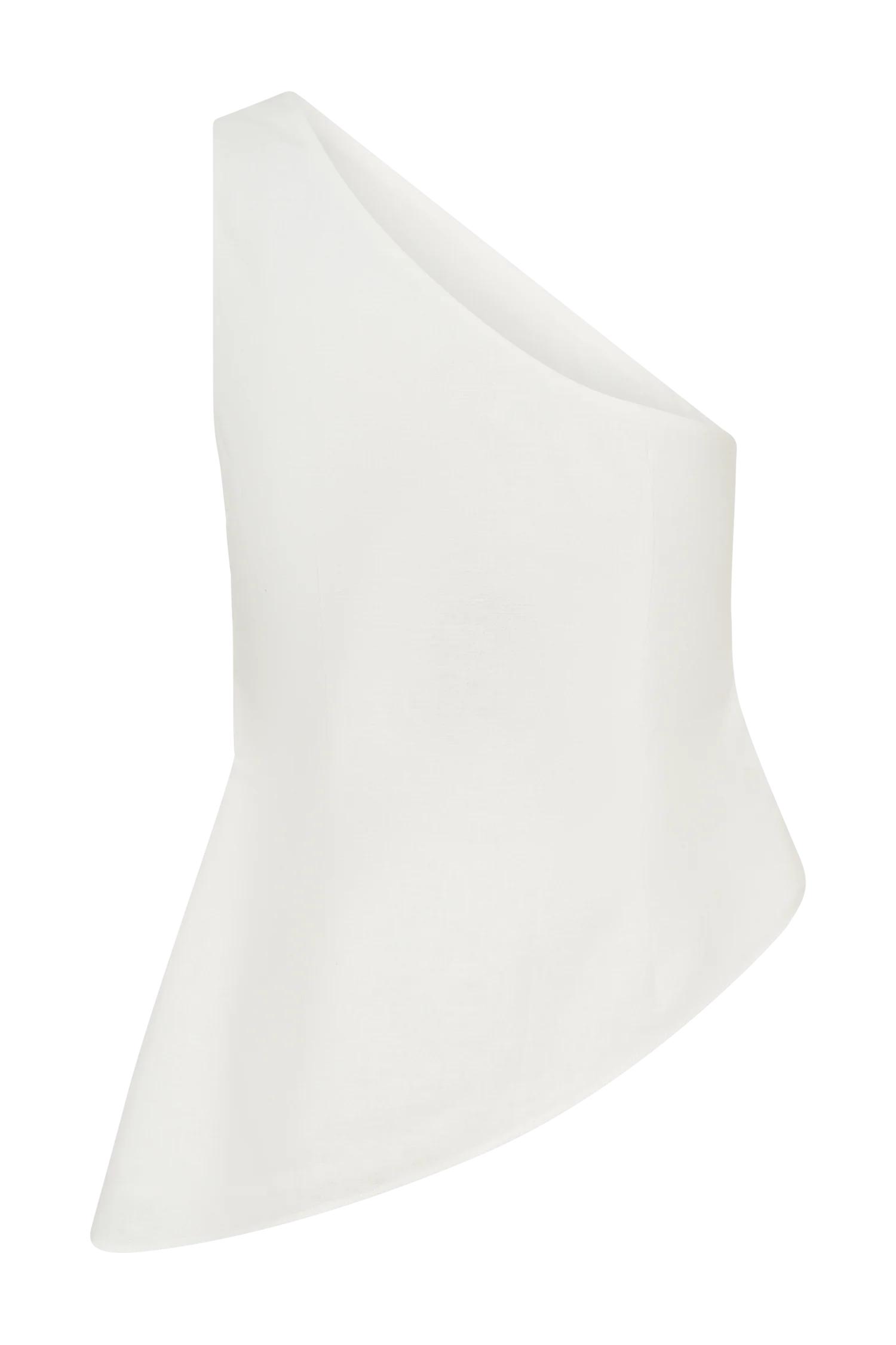 Dora Linen One Shoulder Top - Ivory