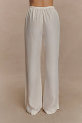 Violeta Straight Leg Pant - Ivory