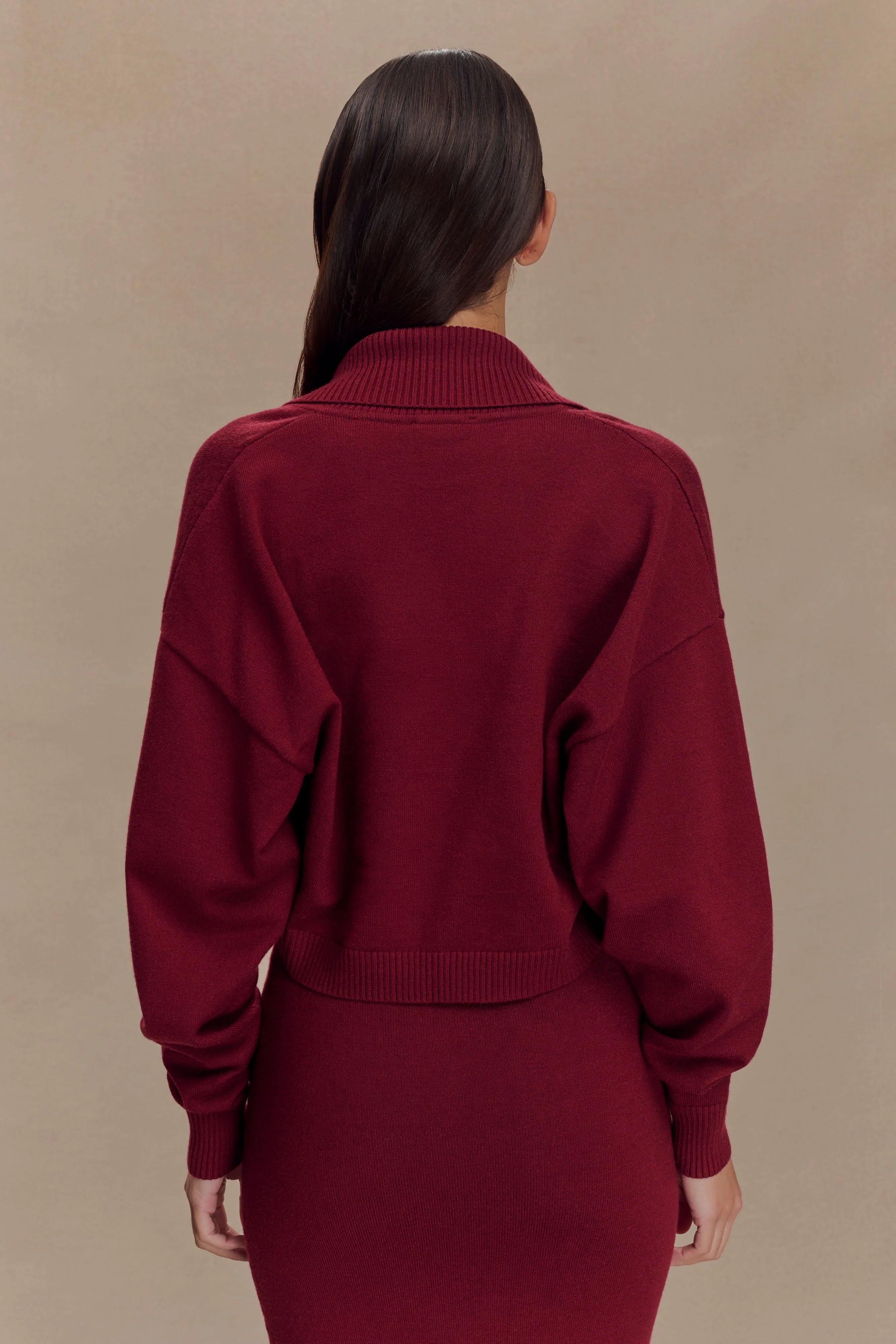 Kingston Knit Maxi Dress - Merlot