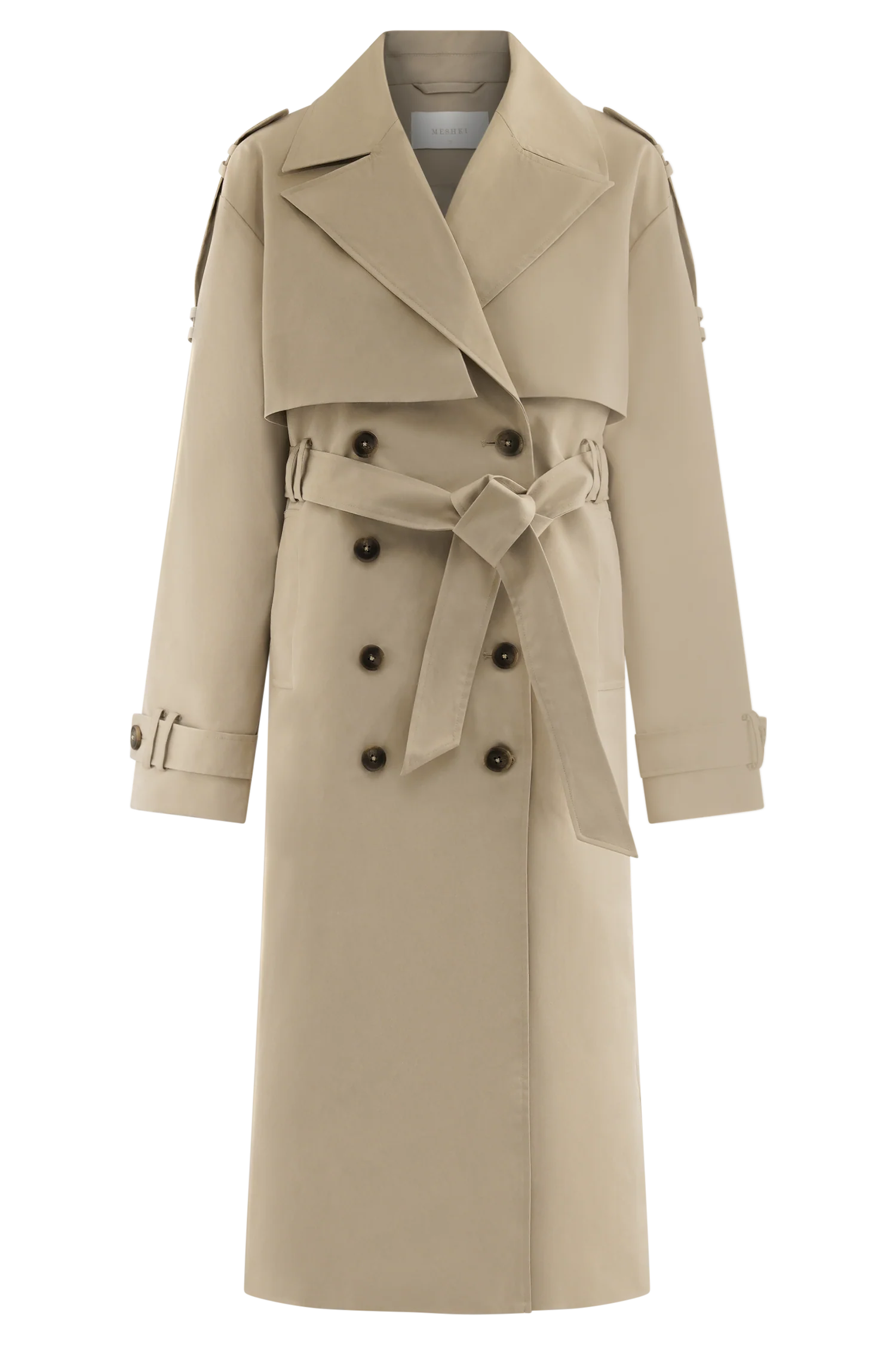 Lois Twill Trench Coat - Camel