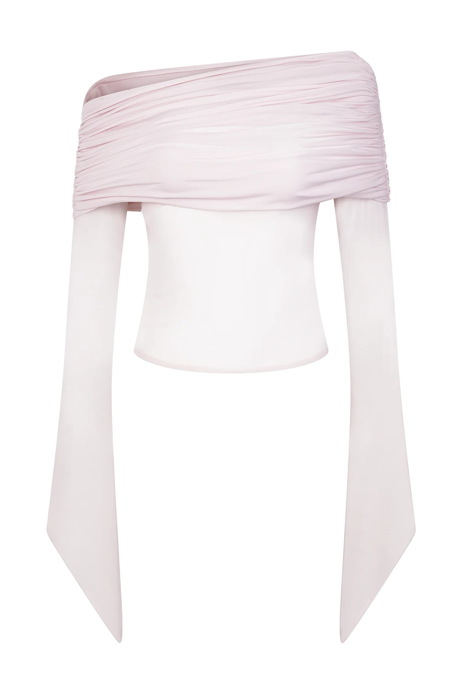 Dahlia One Shoulder Top - Pale Pink