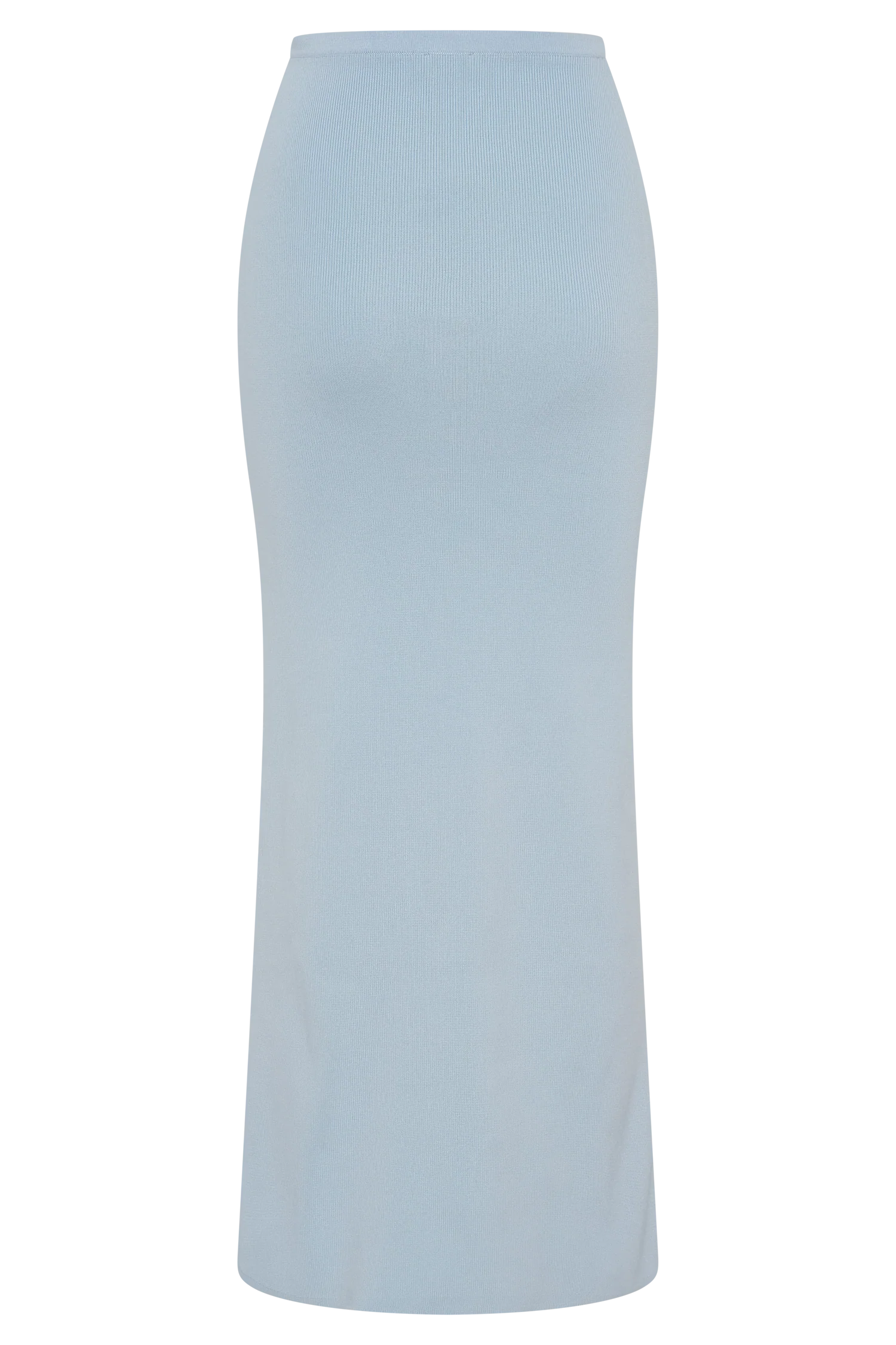 Maxine Knit Maxi Skirt - Light Blue
